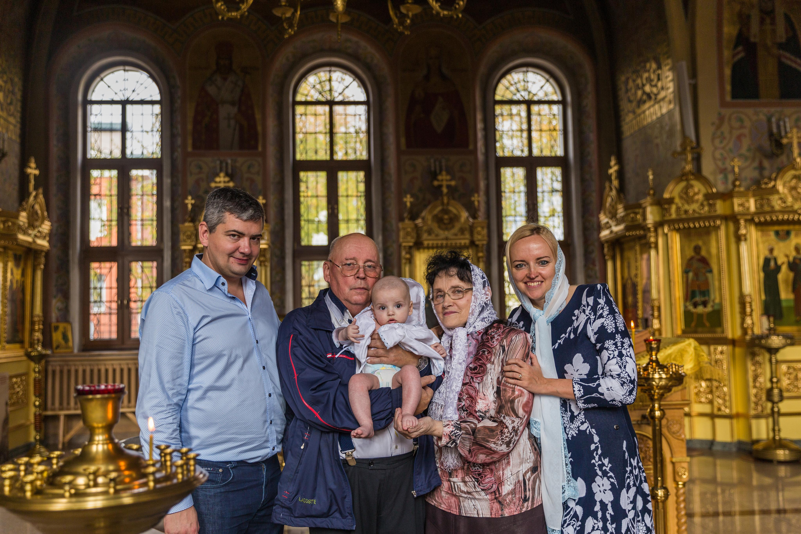 Крестины Максима. Свадебный и семейный фотограф в Калуге Александра Борис