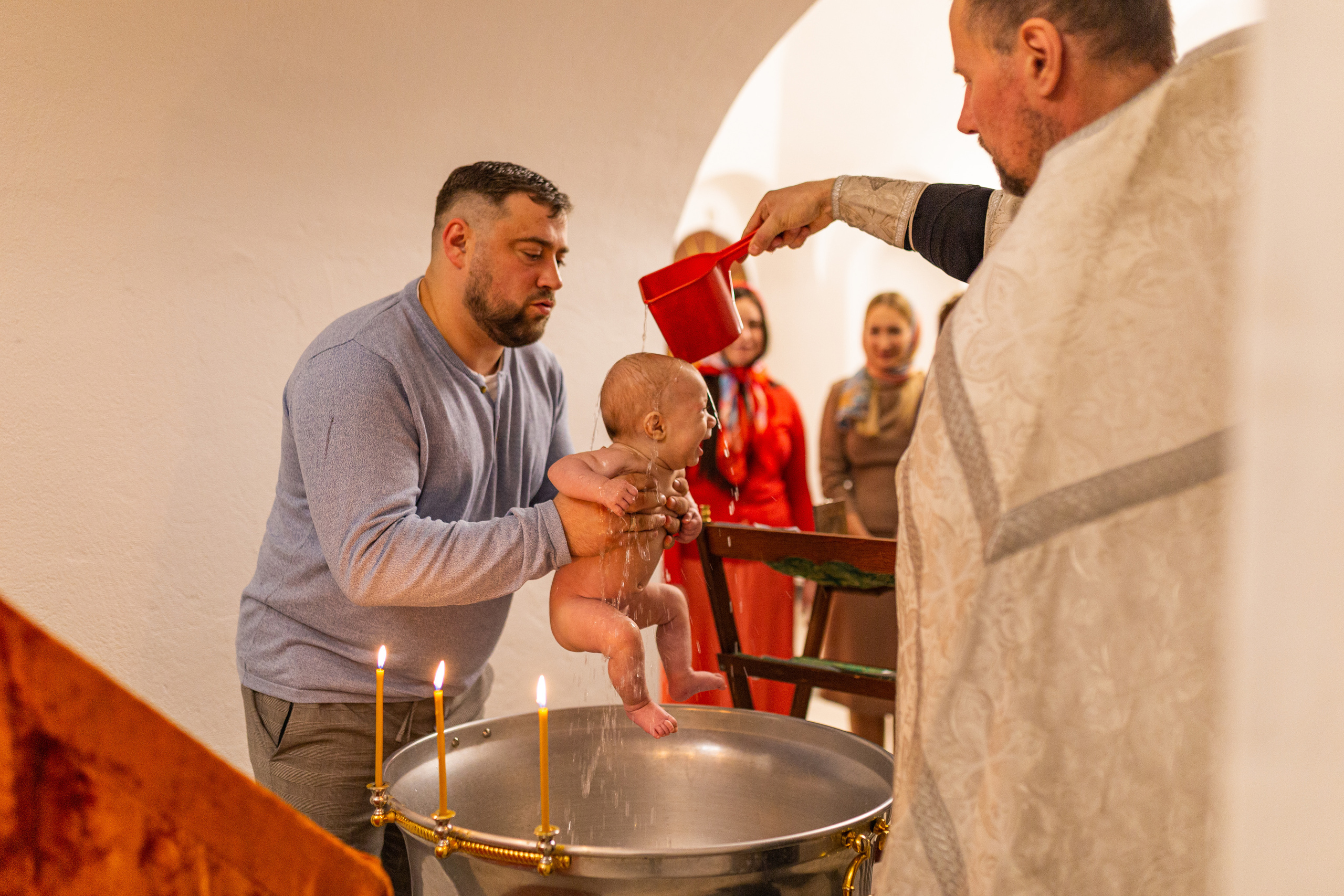 Таинство крещения Кирилла. Свадебный и семейный фотограф в Калуге Александра Борис