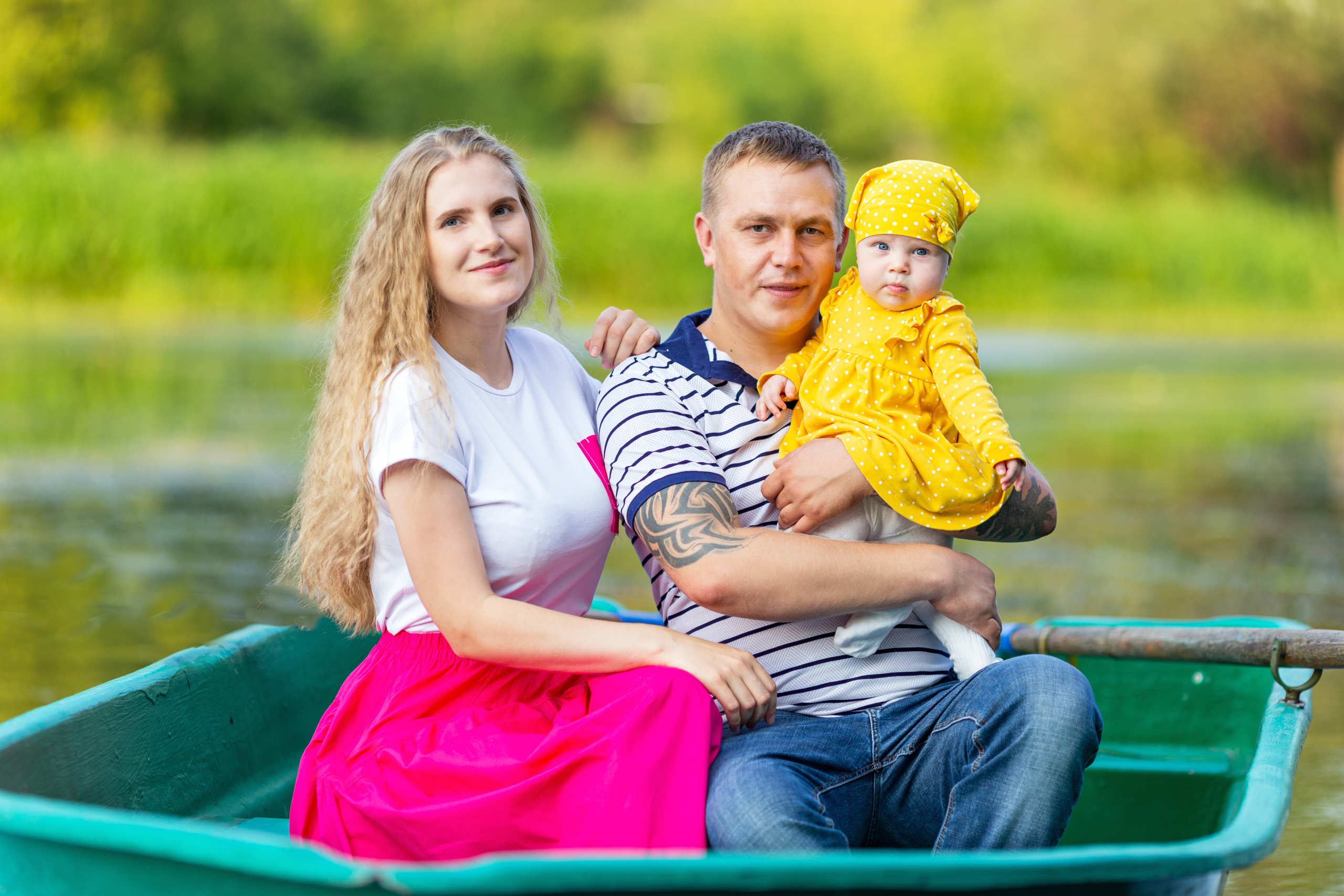 Семейная фотосессия Анны, Антона и Софьи. Свадебный и семейный фотограф в Калуге Александра Борис