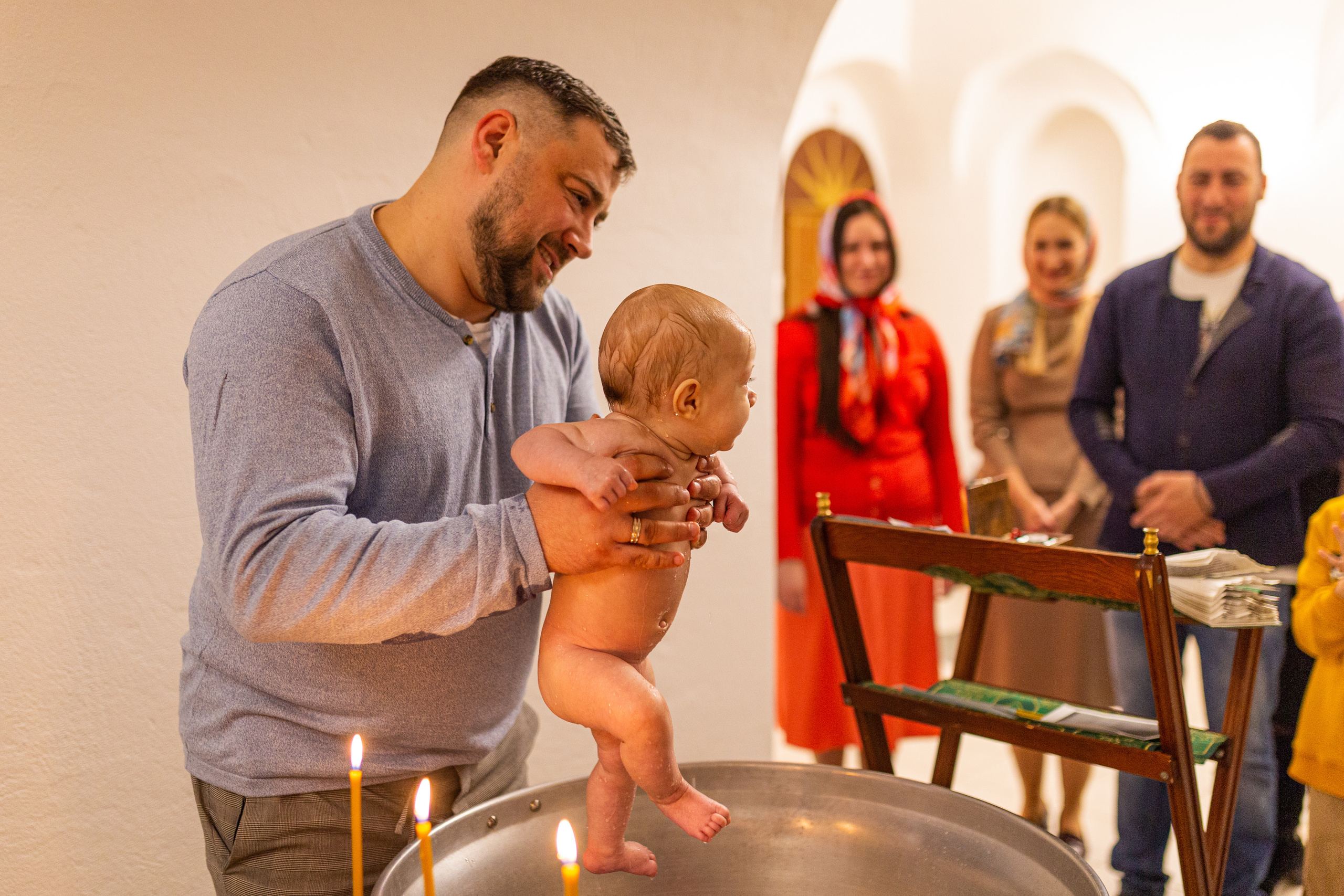 Таинство крещения Кирилла. Свадебный и семейный фотограф в Калуге Александра Борис
