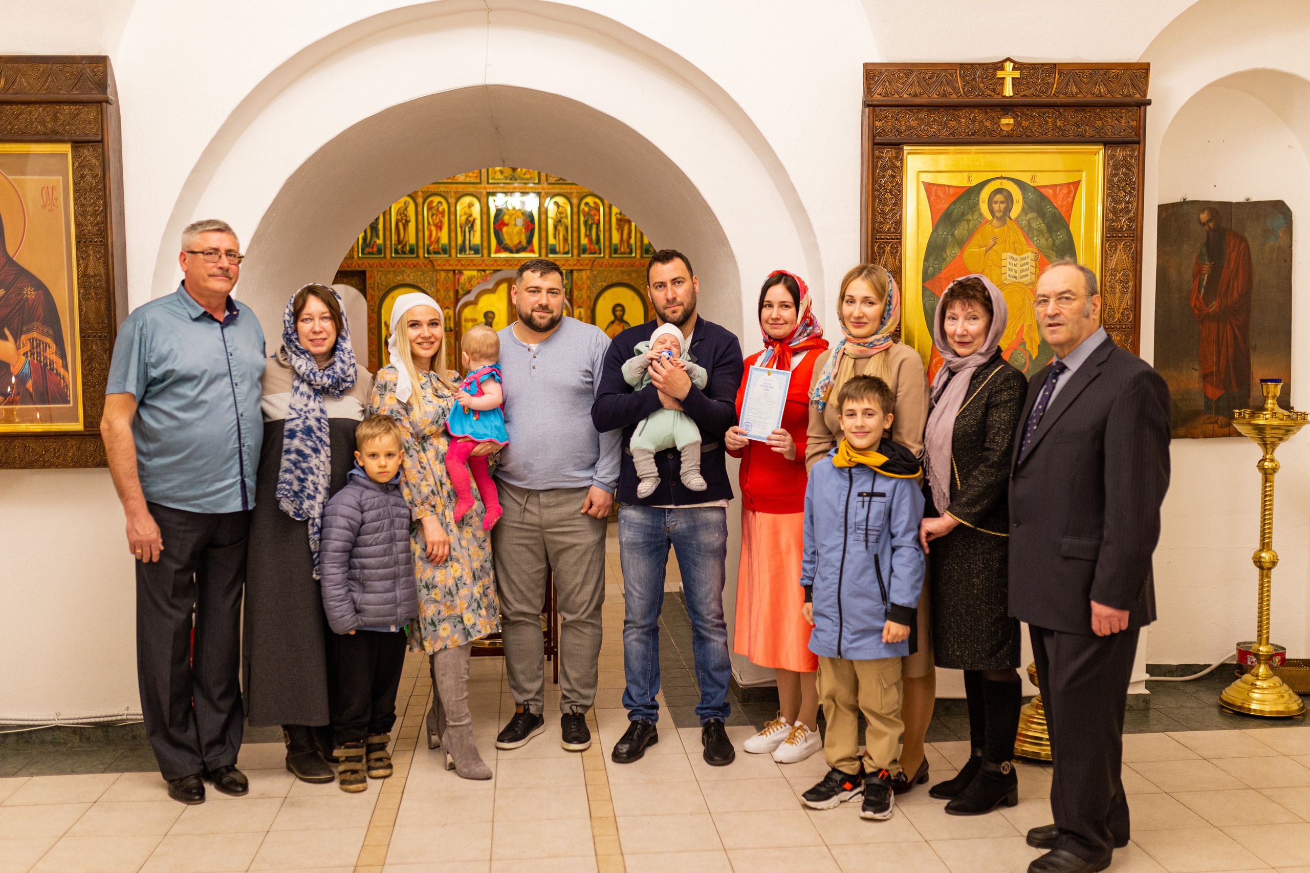 Таинство крещения Кирилла. Свадебный и семейный фотограф в Калуге Александра Борис