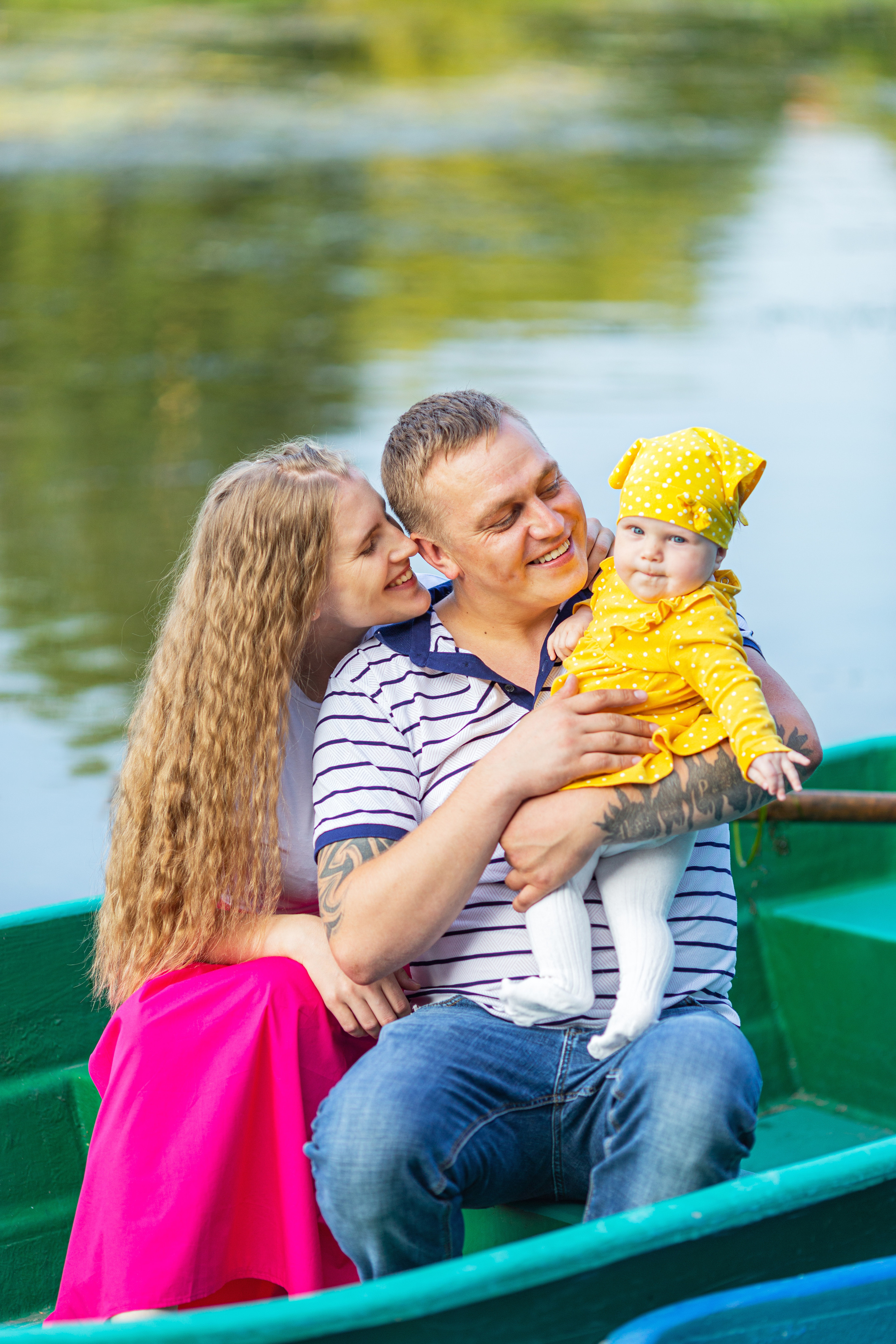 Семейная фотосессия Анны, Антона и Софьи. Свадебный и семейный фотограф в Калуге Александра Борис