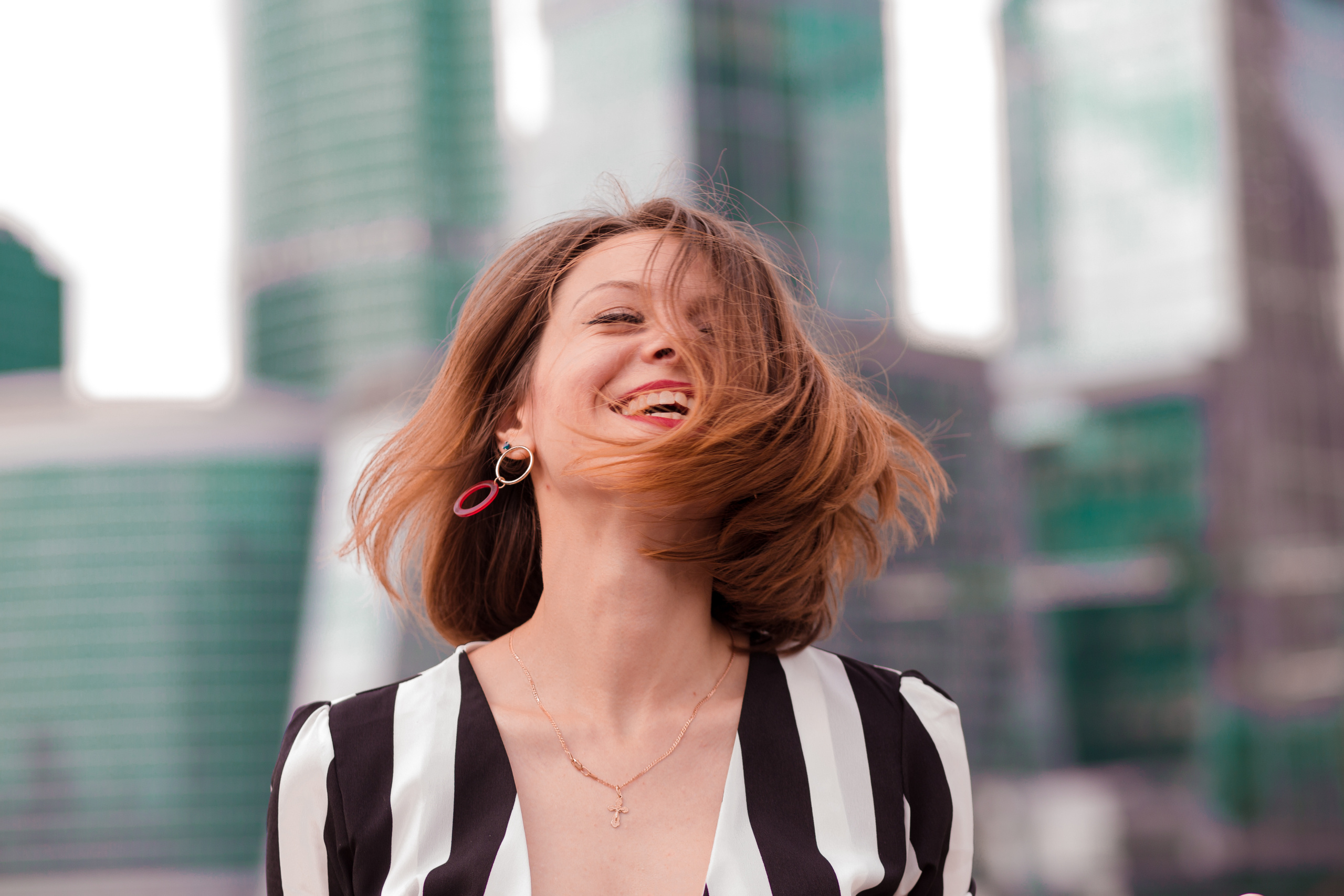 Екатерина. Прогулка по Москва-Сити. Детский семейный фотограф в г. Москве Жанна Трофимова