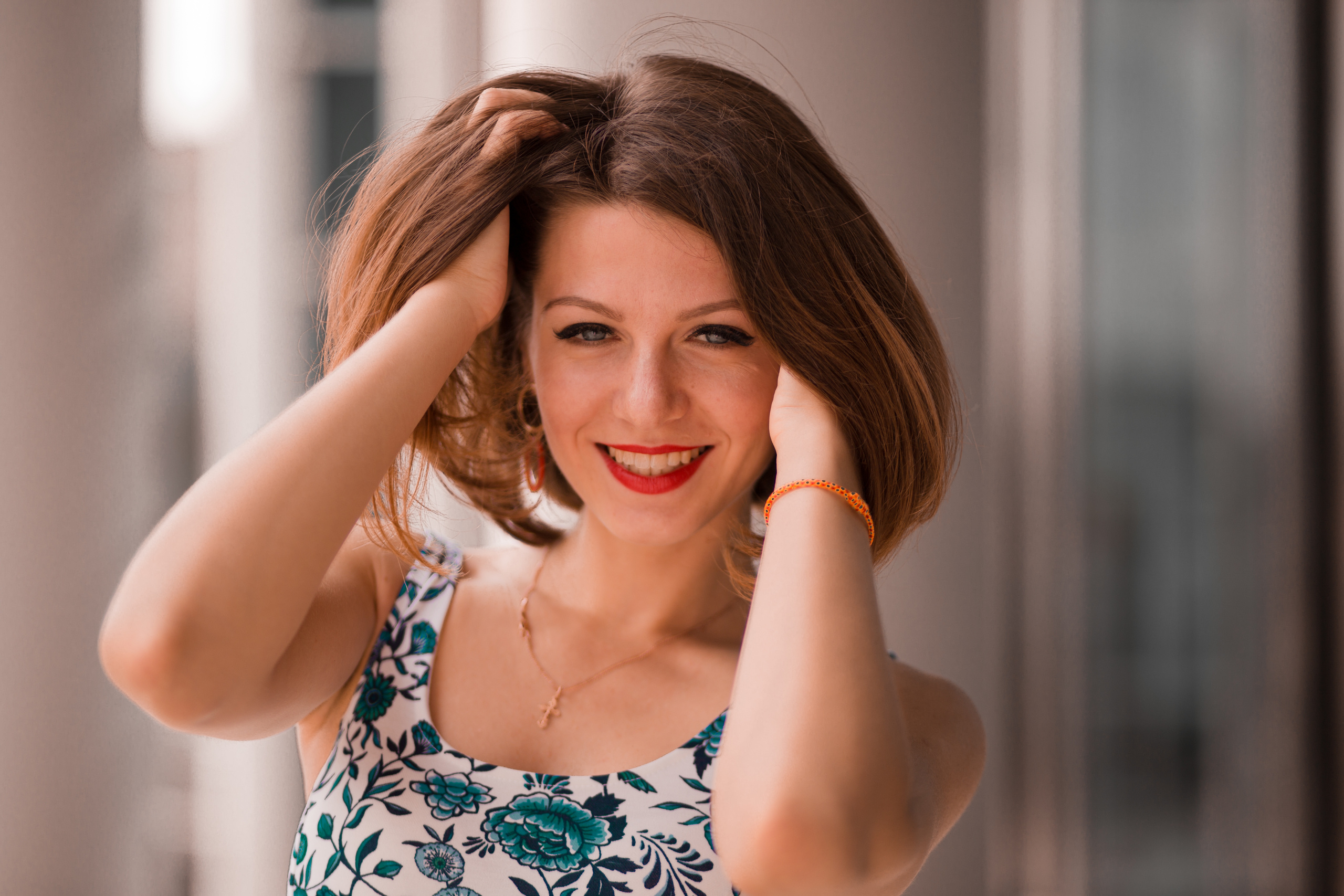 Екатерина. Прогулка по Москва-Сити. Детский семейный фотограф в г. Москве Жанна Трофимова