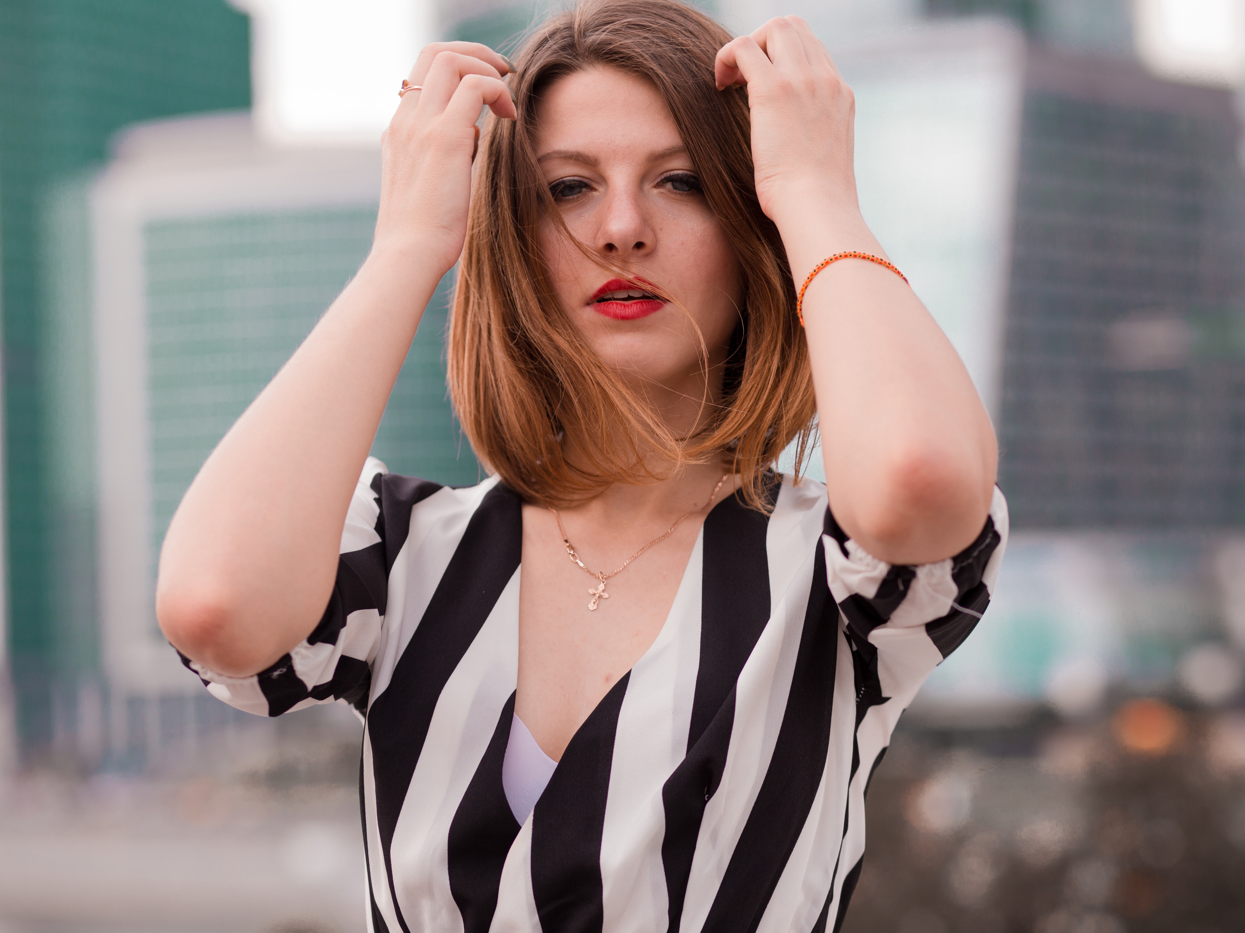 Екатерина. Прогулка по Москва-Сити. Детский семейный фотограф в г. Москве Жанна Трофимова