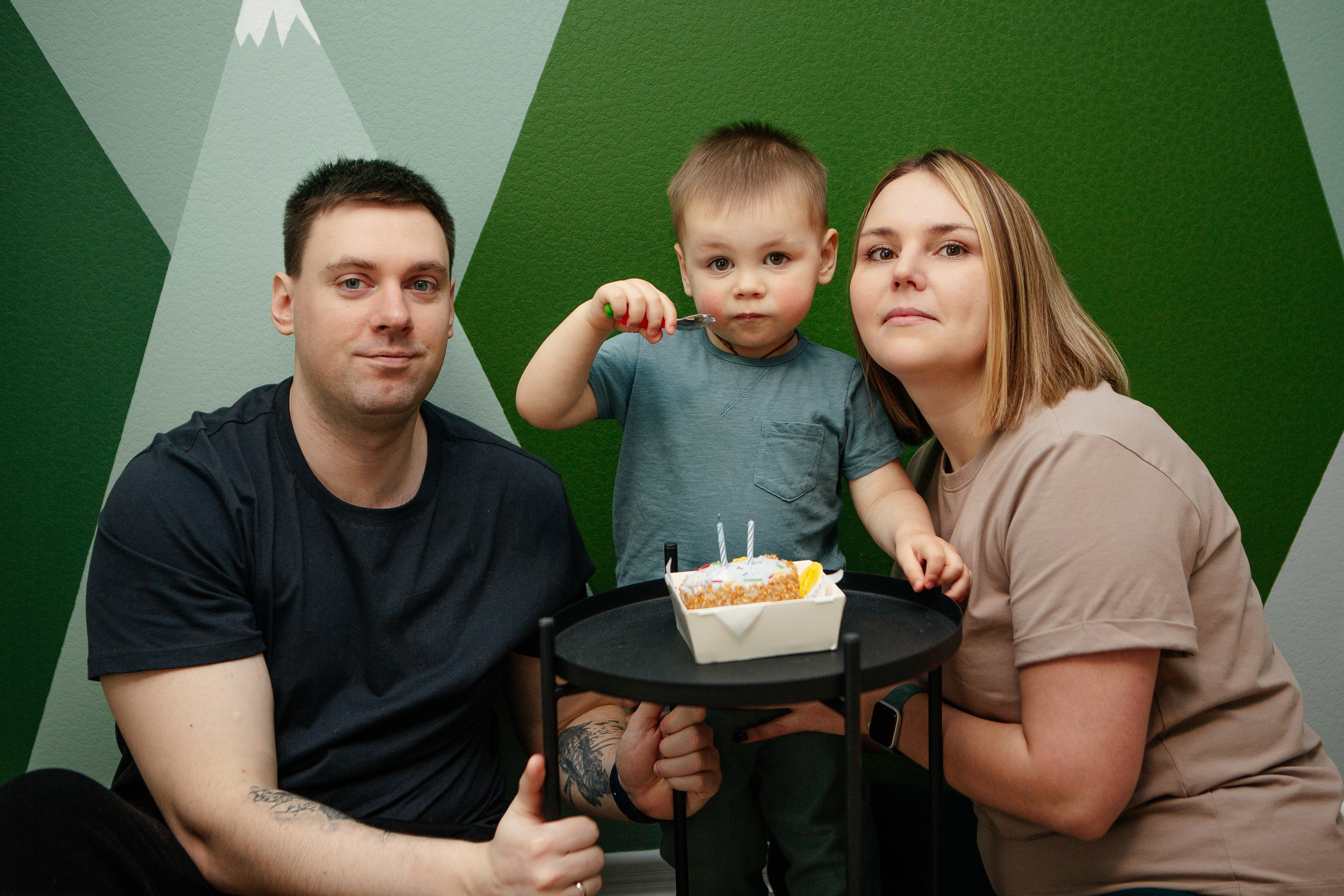 Роман и его семья. Семейный и детский фотограф в Москве Александра Мак