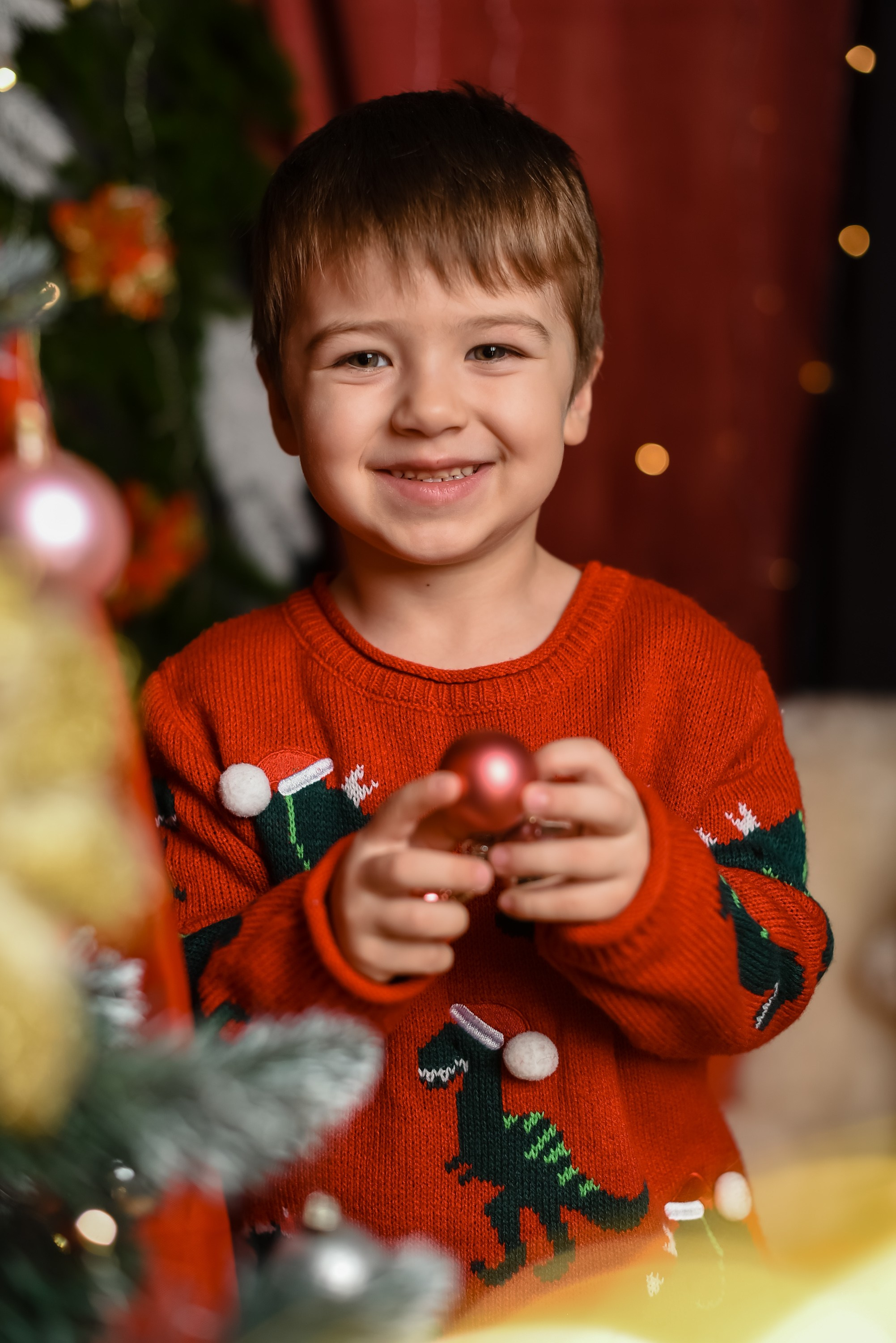 Новогодняя семейная фотосессия 2026 г. Фотограф Тула творческие фотосессии недорого Ольга Ромашина