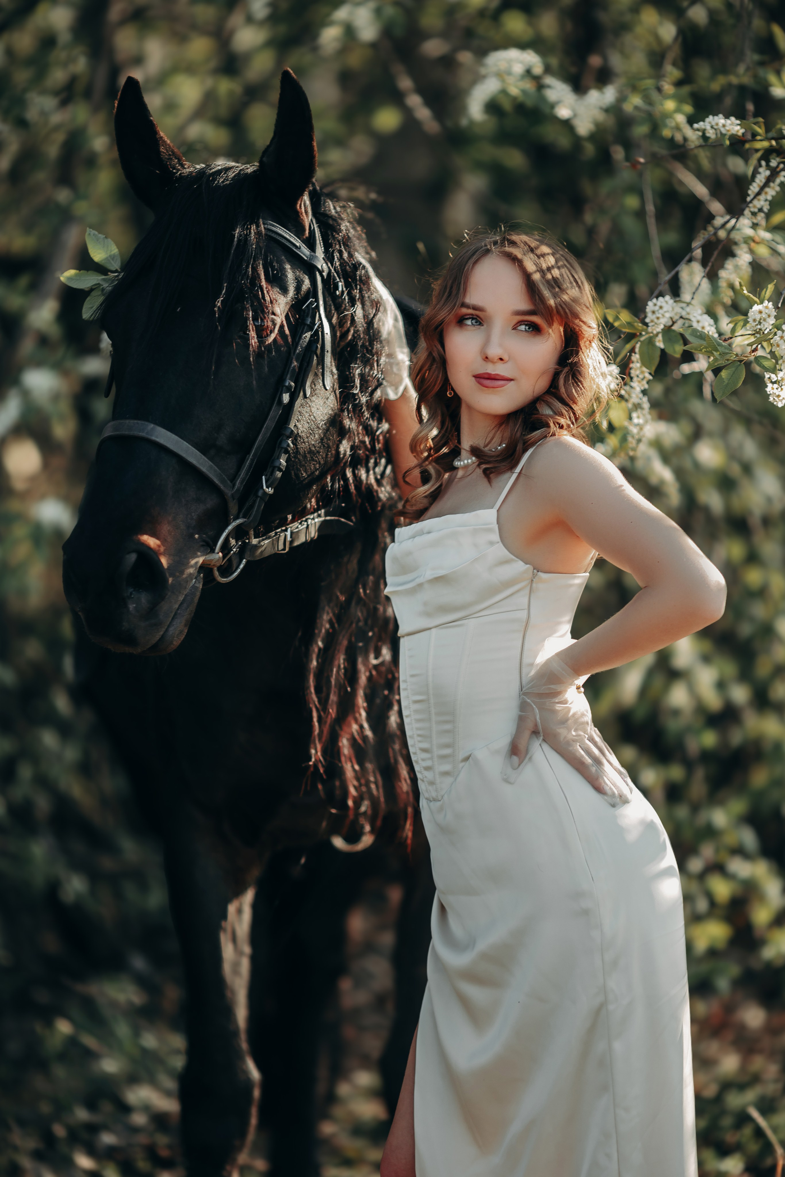 Дарья&Басмач. Анна Молчанова конный фотограф в Тюмени | фотосессии с лошадьми Тюмень