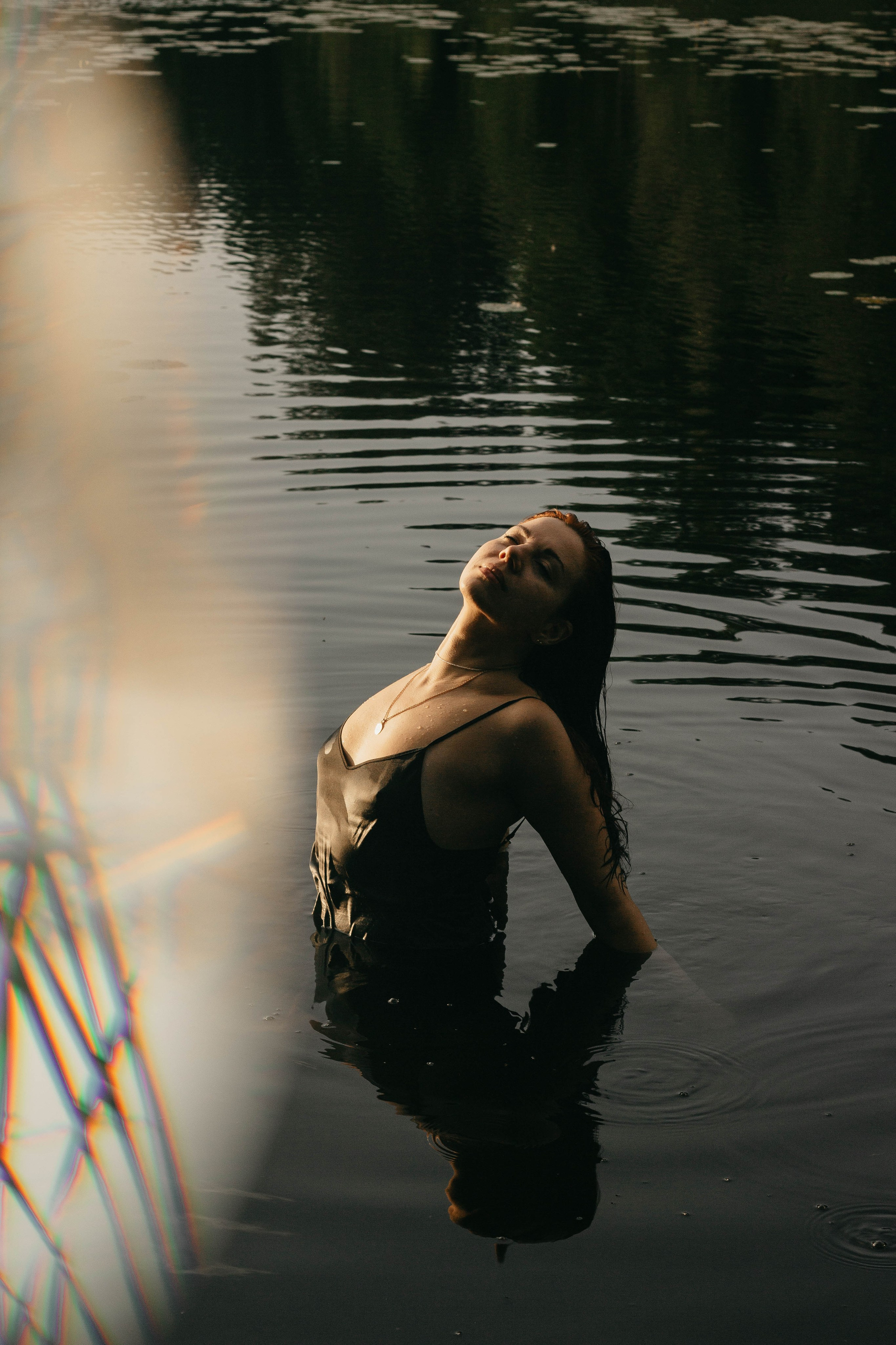 Маша. Закат. Озеро. Фотограф в Санкт-Петербурге Головина Анастасия