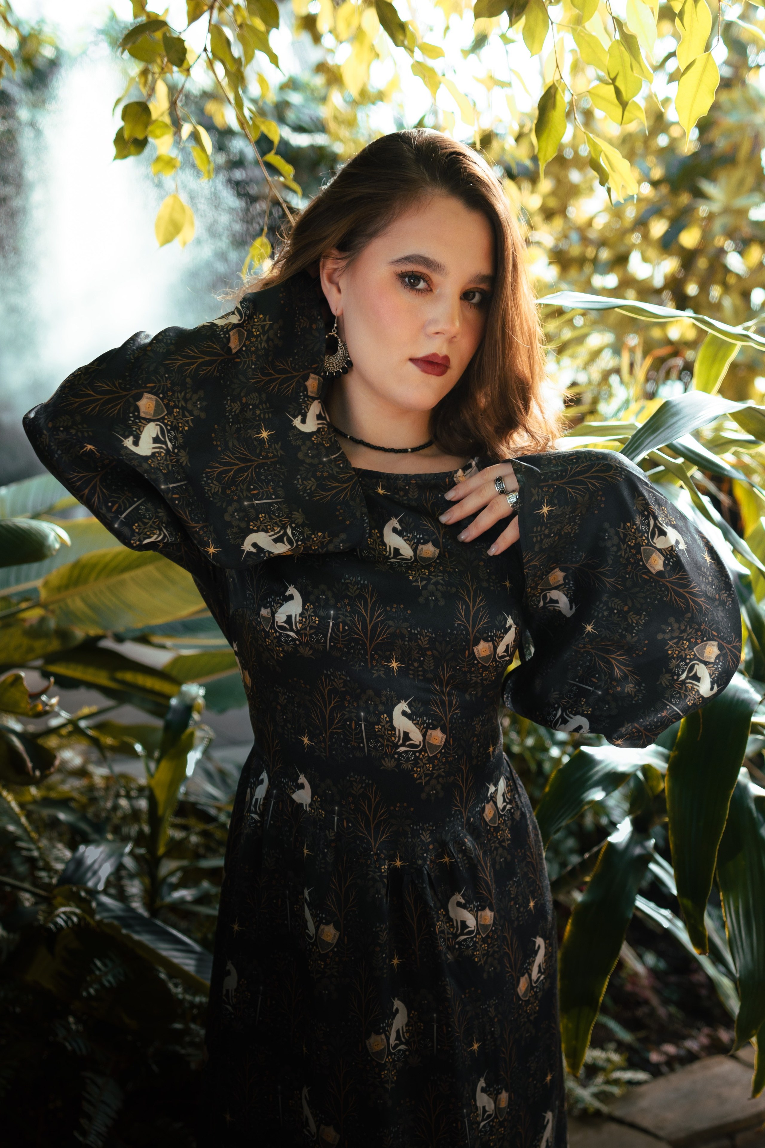 Съемка шёлковых платьев для PlantMyBones