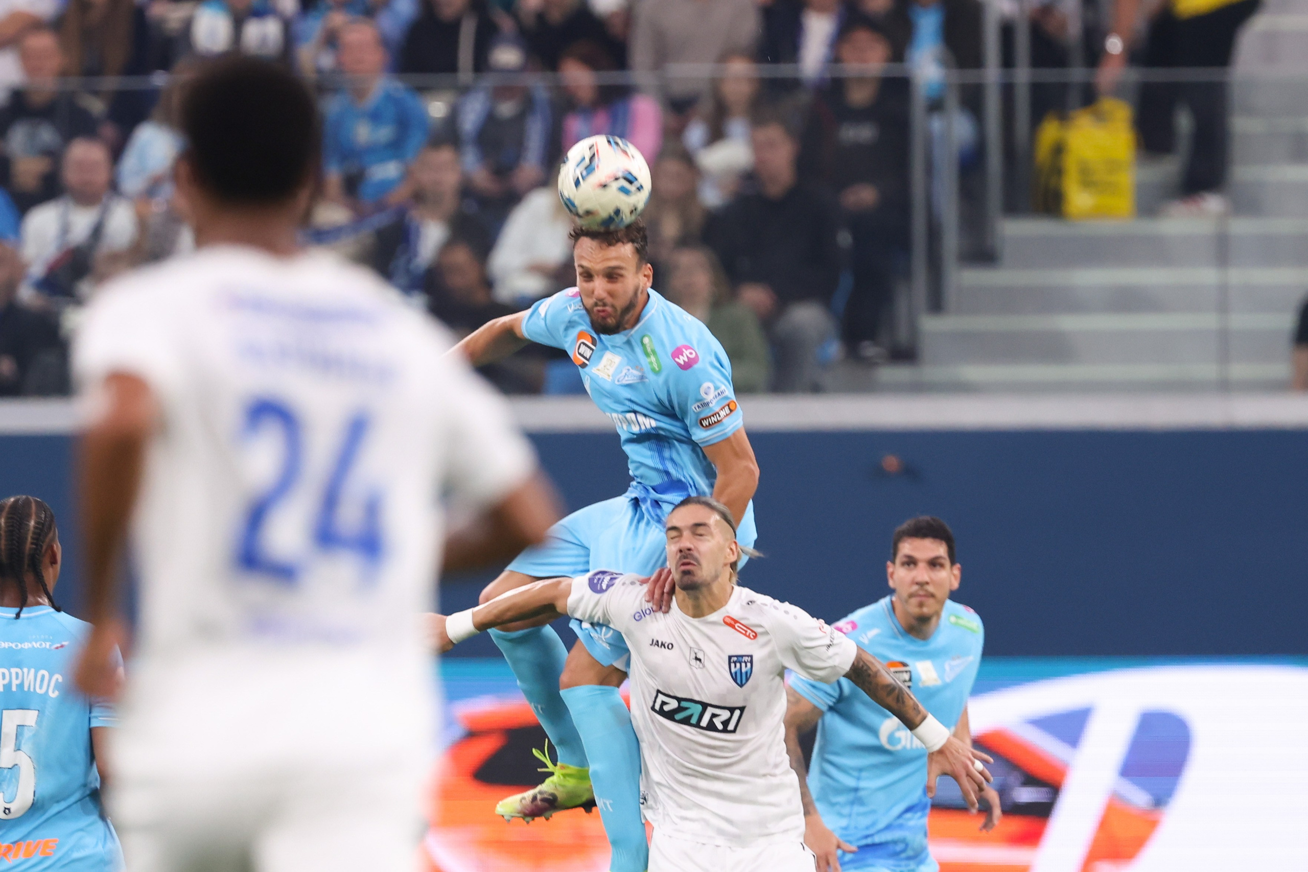 ФК «Зенит» — ФК «Пари НН» 30.08.2025. Спортивный и репортажный фотограф Антон Тереханов