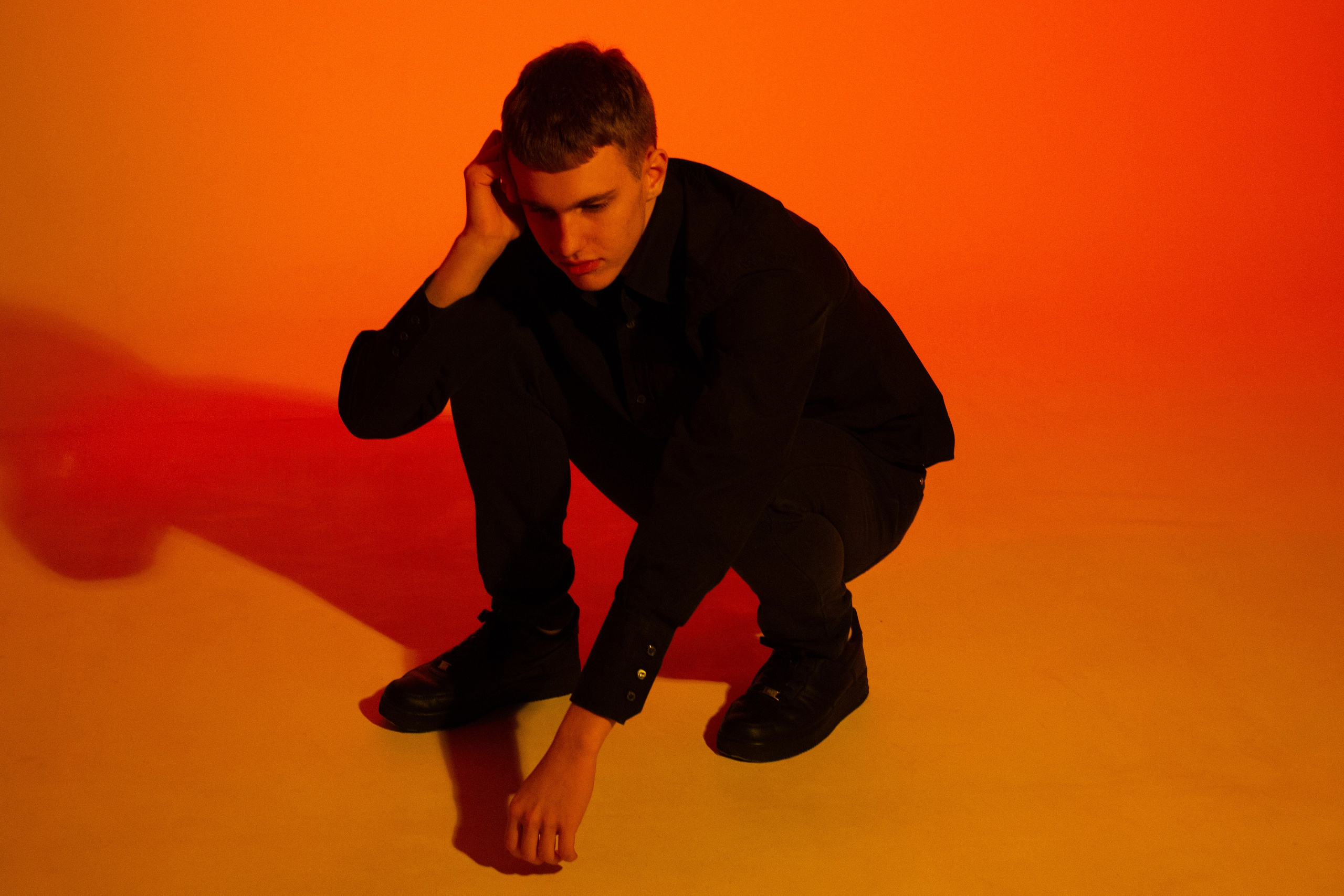 Мужской портрет с цветом. Главная