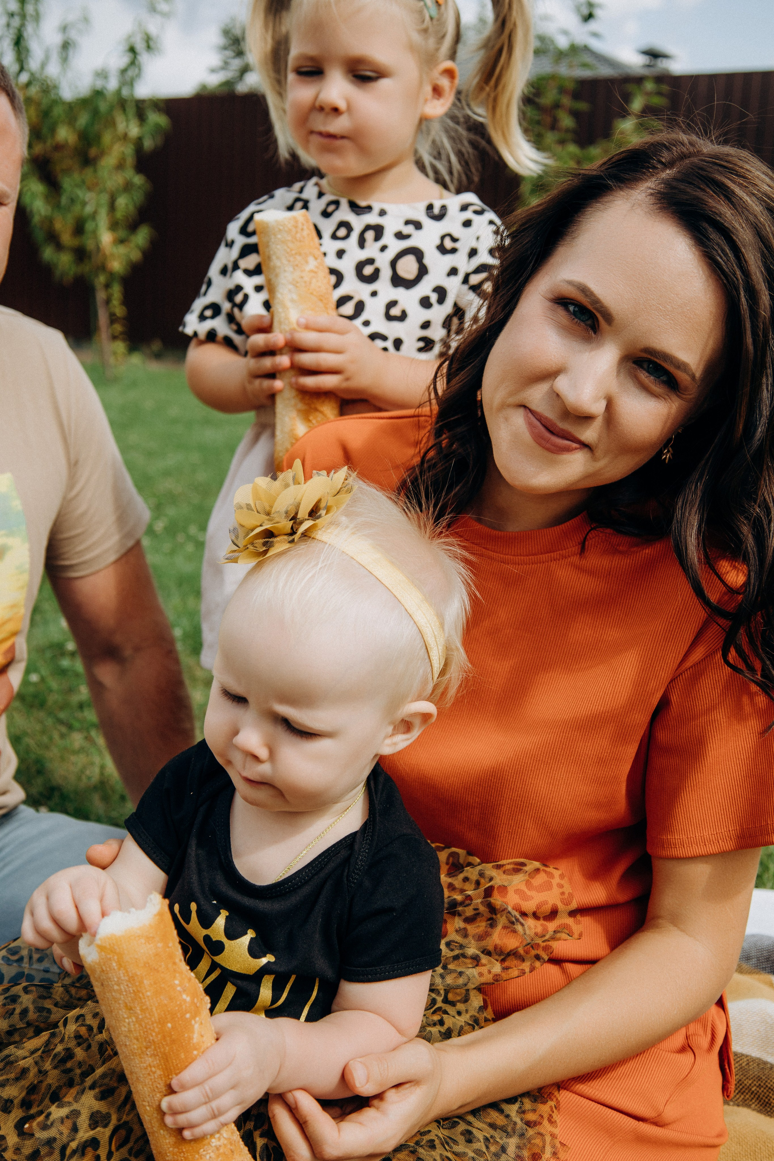 Хрустящие батоны и крошка Милана. Портретный и семейный фотограф в Воронеже Ксения Ремизова