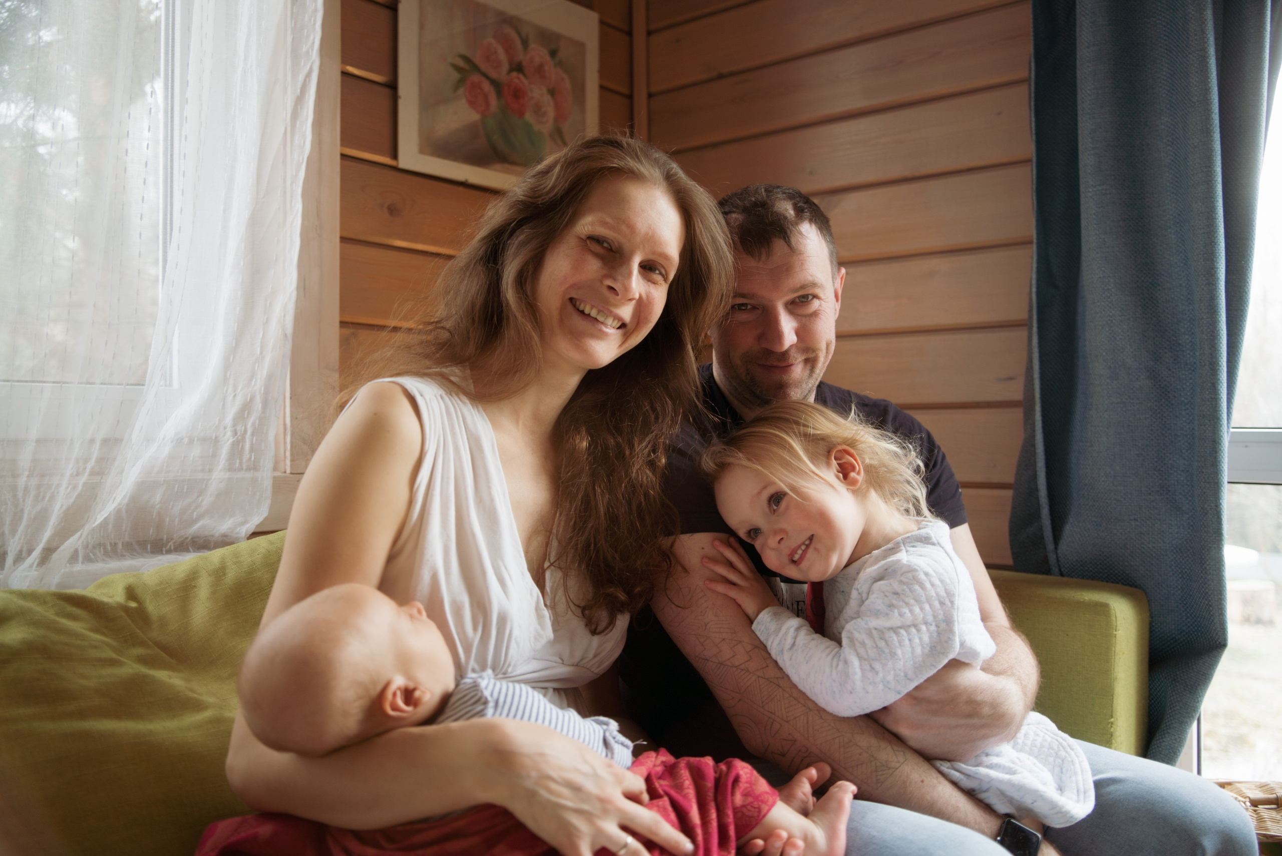 Домашняя фотосессия с двумя детьми. Видеограф Осинина Татьяна — видеосъемка в Москве