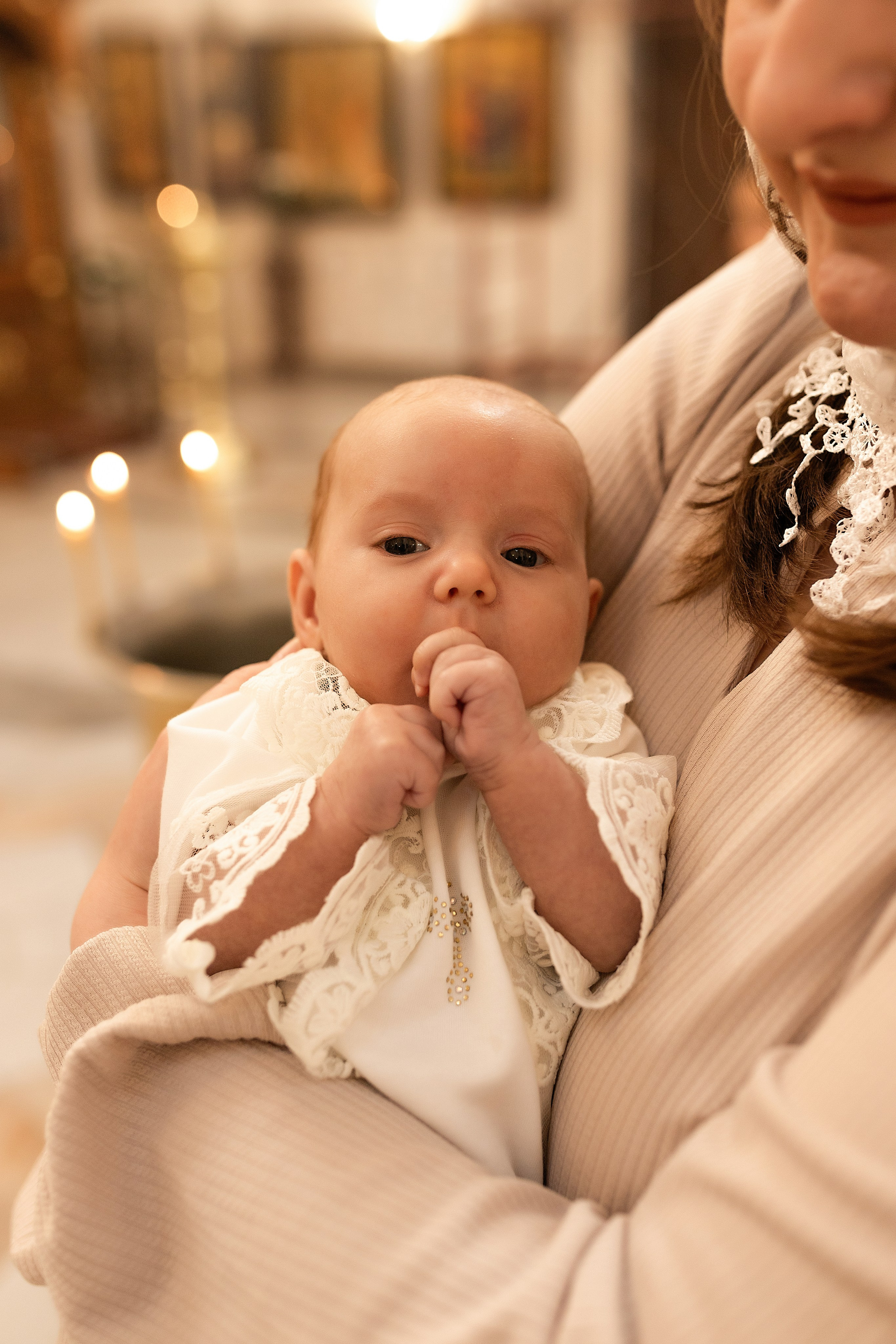 Таинство крещения Алисы. Фотограф в Железнодорожном и Балашихе