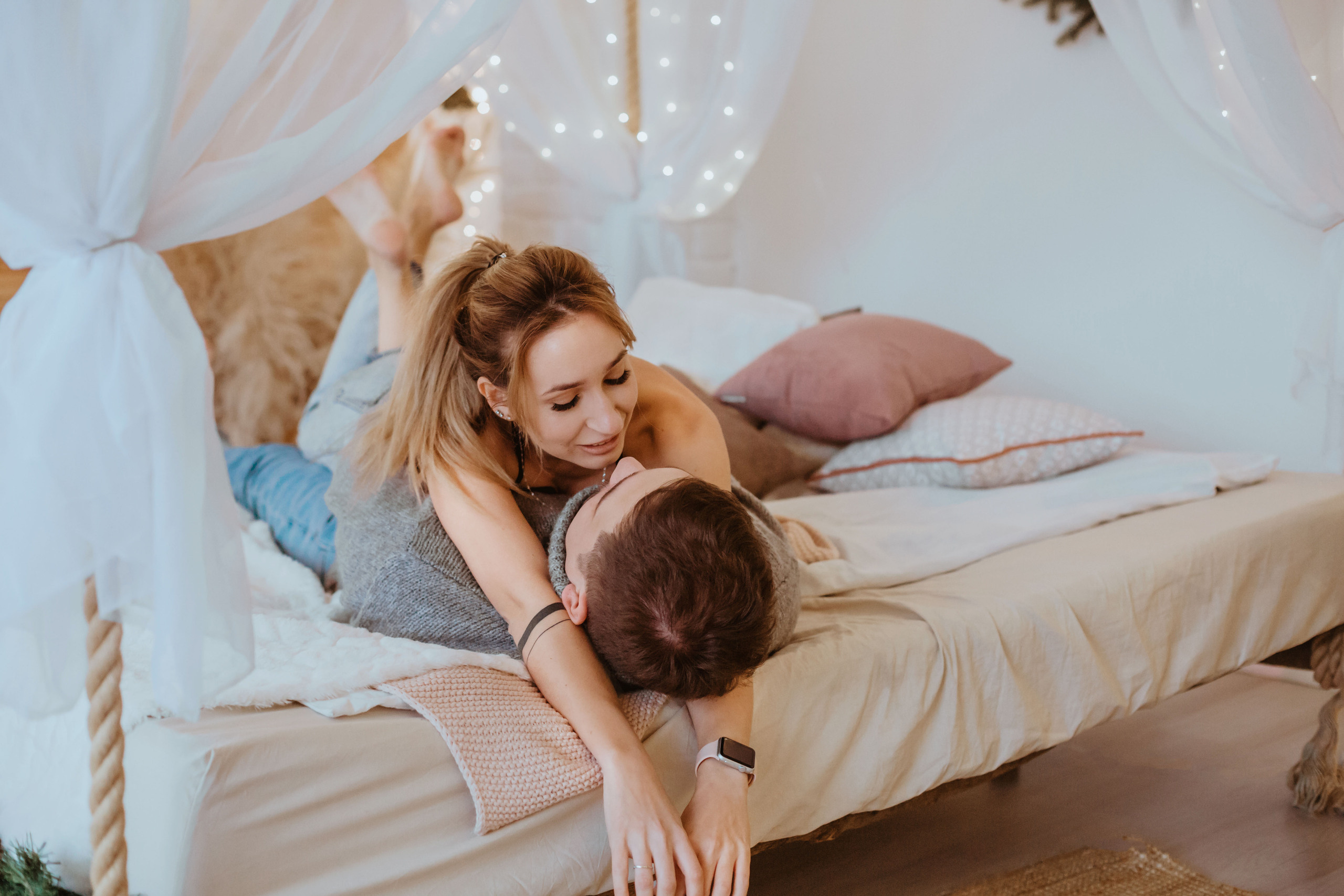 Новогодняя история любви. Семейный и детский фотограф в Москве Олеся Сухова