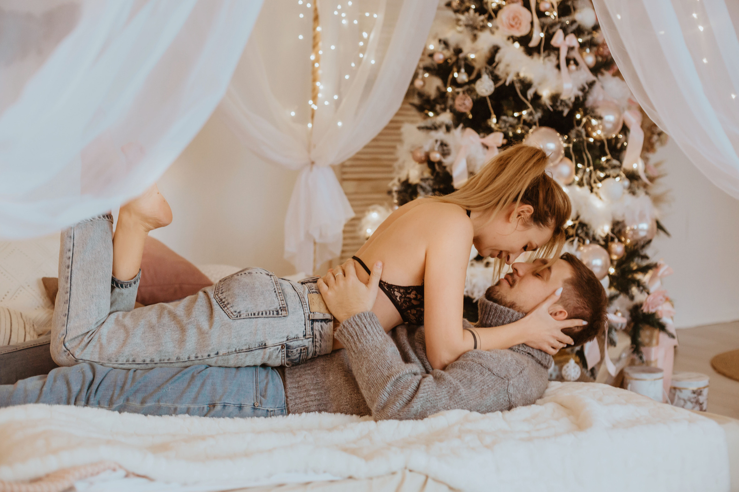 Новогодняя история любви. Семейный и детский фотограф в Москве Олеся Сухова