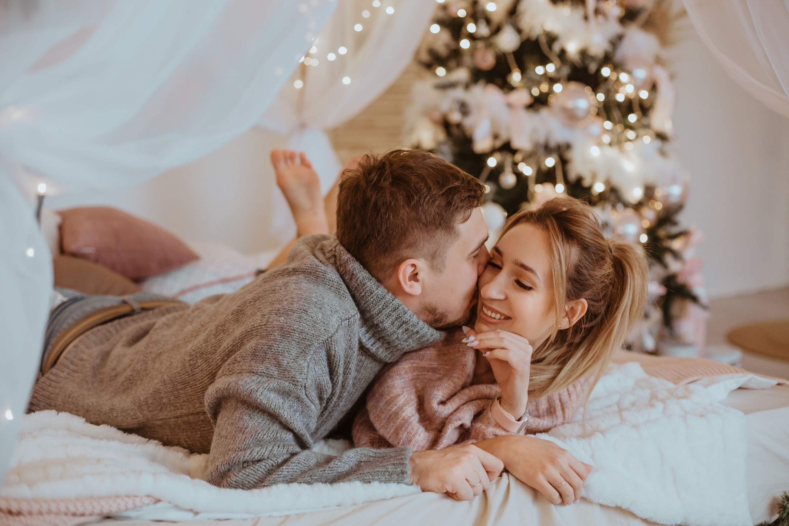 Новогодняя история любви. Семейный и детский фотограф в Москве Олеся Сухова