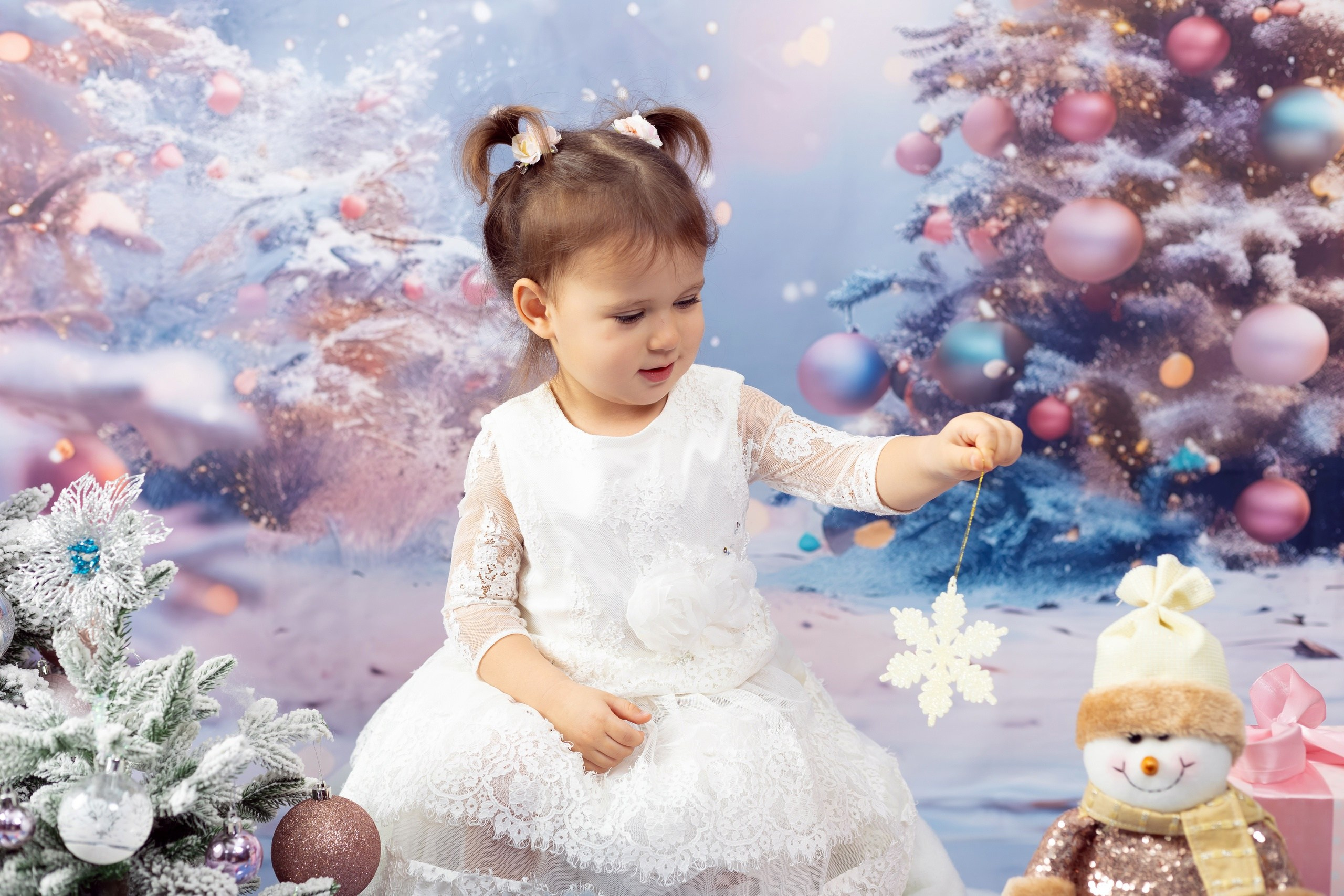 Семейная новогодняя фотосессия. Фотостудия «Олеся». Фотостудия в г. Верхняя Пышма