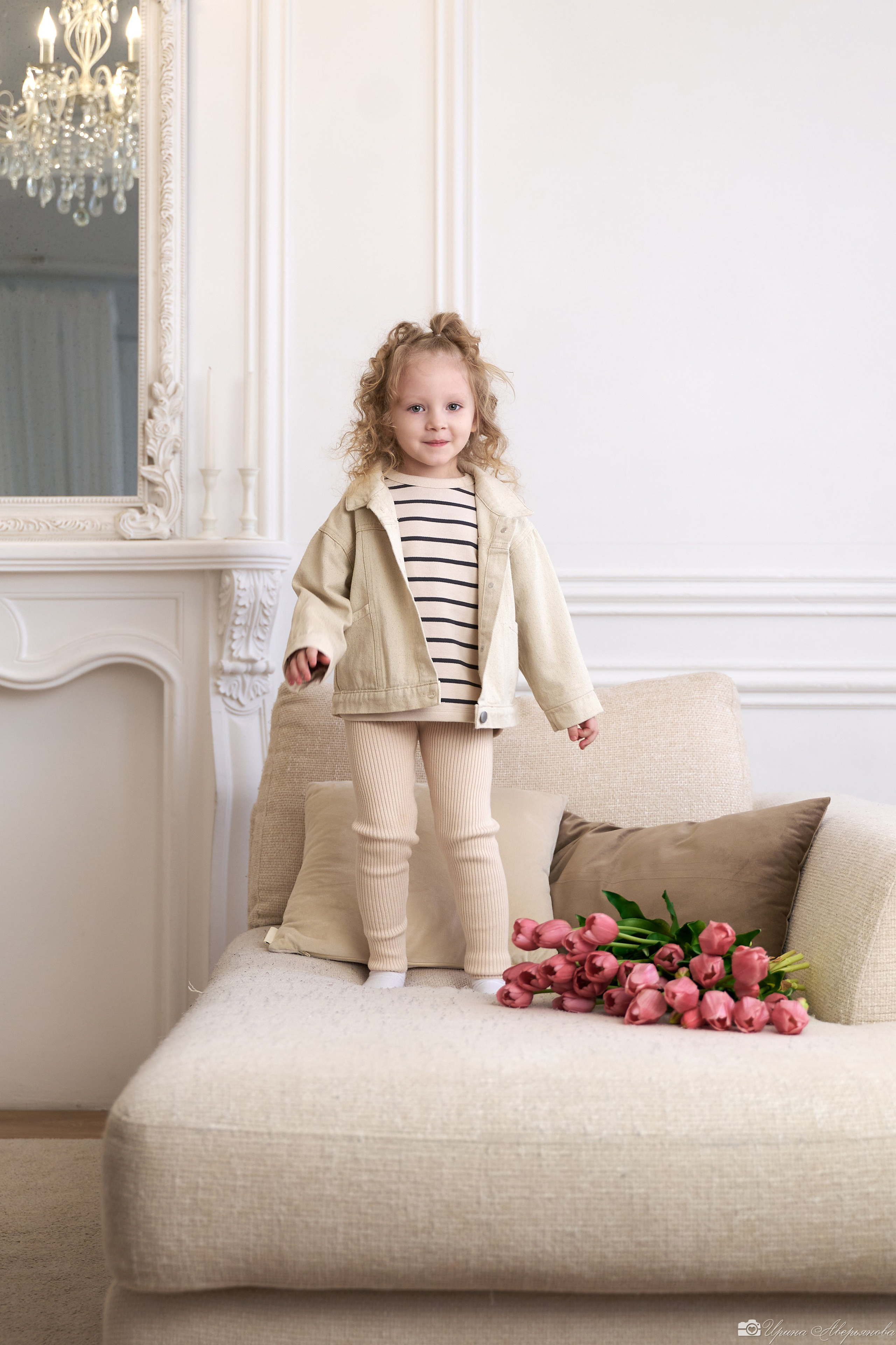 Детская фотосессия с тюльпанами. Фотограф в Ульяновске Ирина Аверьянова