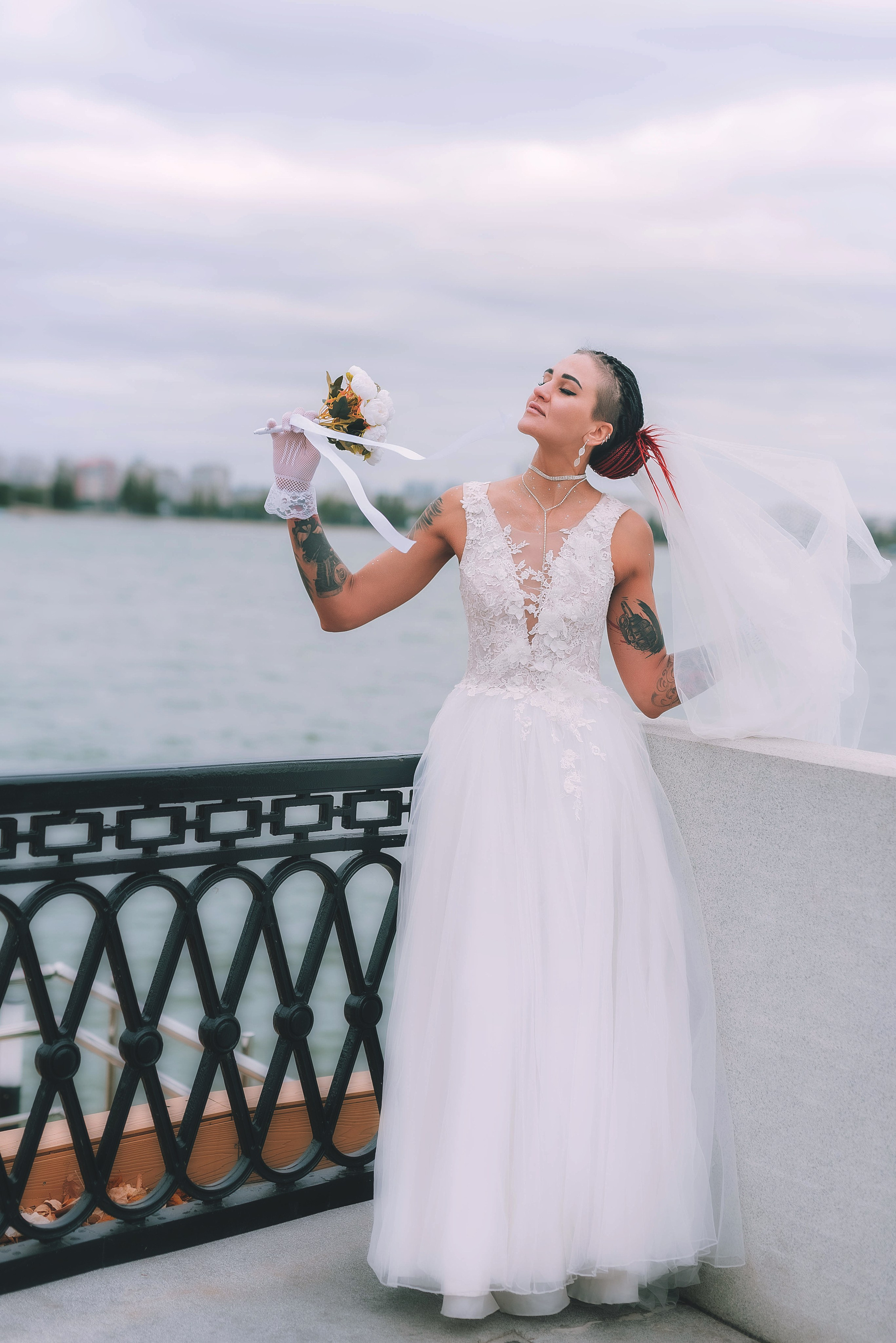 Свадебная фотосессия на набережной. Семейный, детский фотограф в Воронеже Анна Никитина