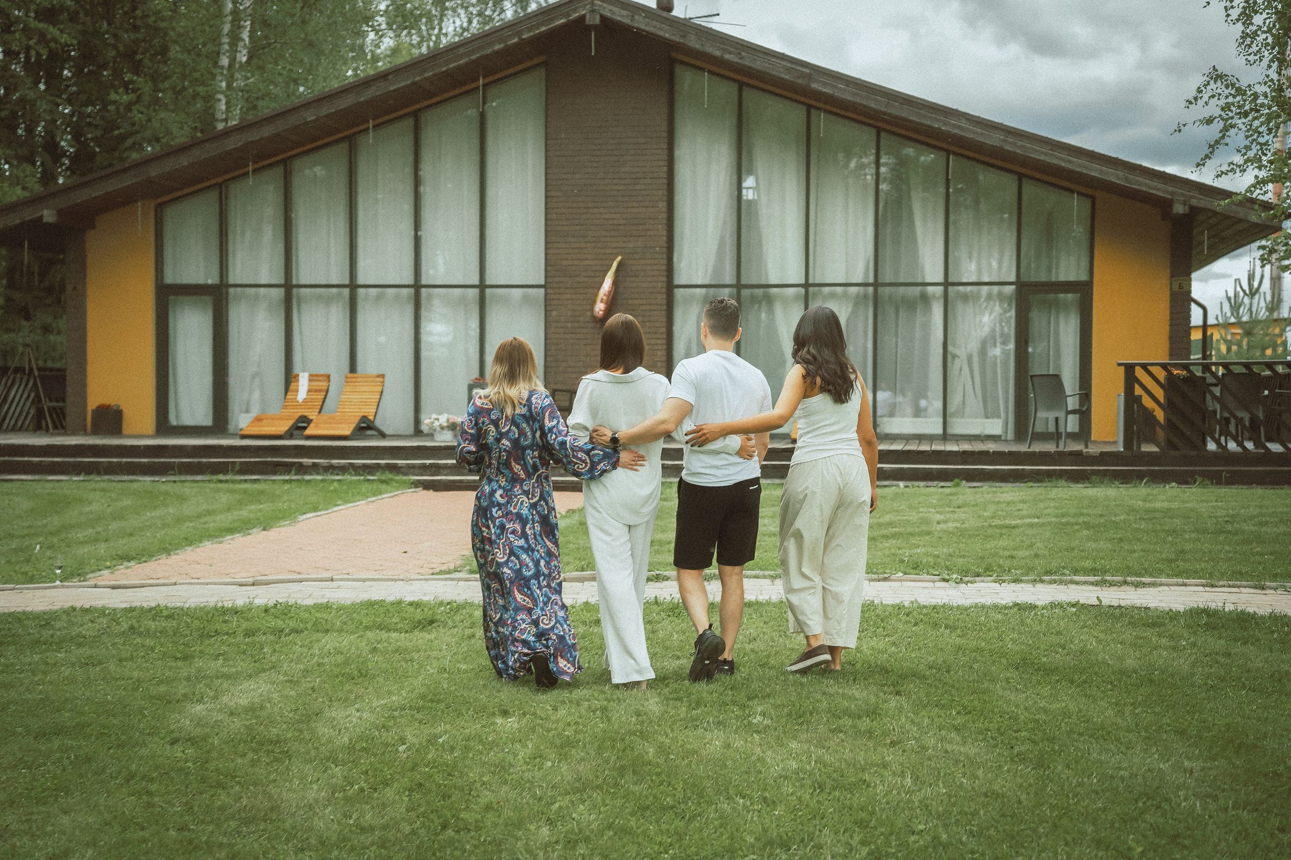 Ольга. Фотоссесия семьи и ее друзей на день рождение в загородном отеле «Барская усадьба». Фотограф Евгений Егоров