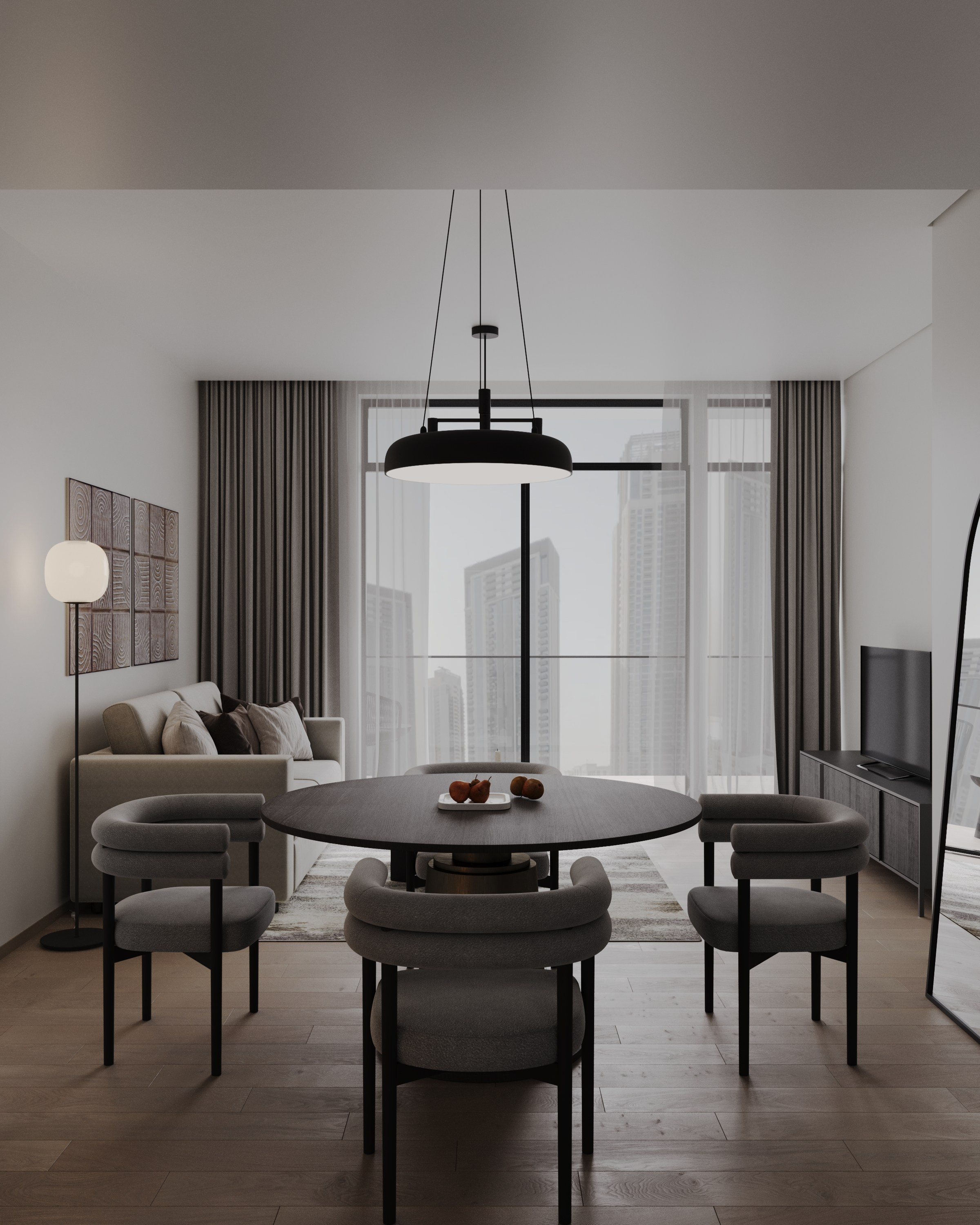 Интерьер квартиры. ОАЭ, Дубай. Главная