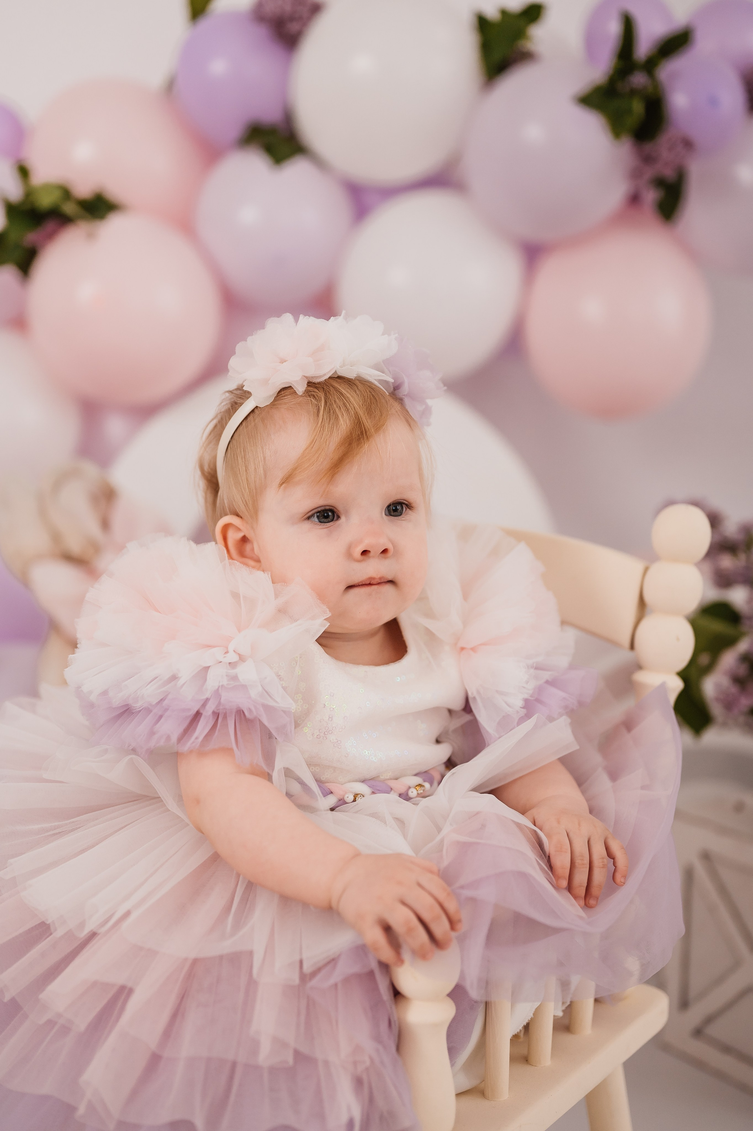 Катюшке годик. Детский и семейный фотограф в Красноярске. Фотосессии новорожденных малышей до 1 месяца