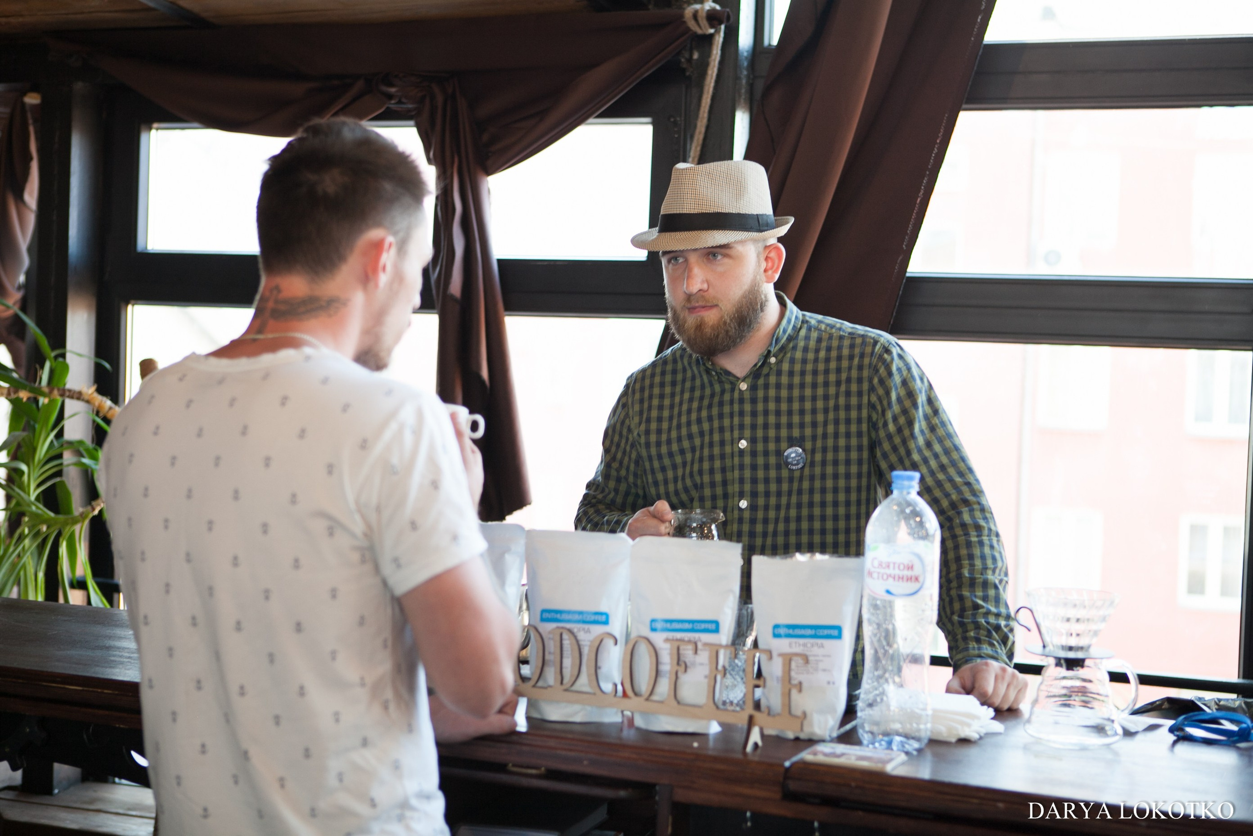 Лекция от Woodcoffee + дегустация кофе. Фотограф Дарья Локотко в Красноярске