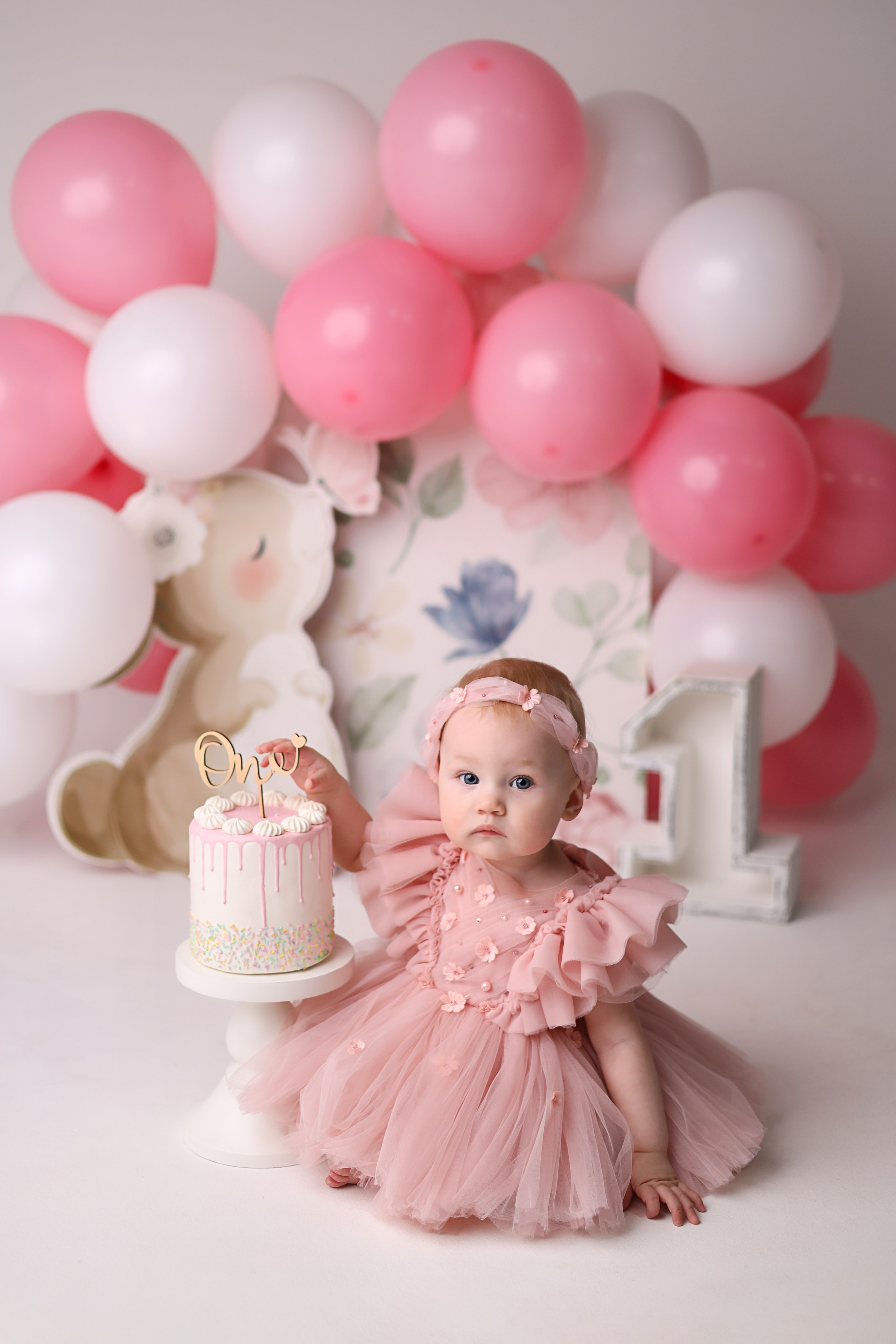 Фотосессия на 1 годик Алины. Фотограф новорожденных Москва. Ньюборн фотограф Москва