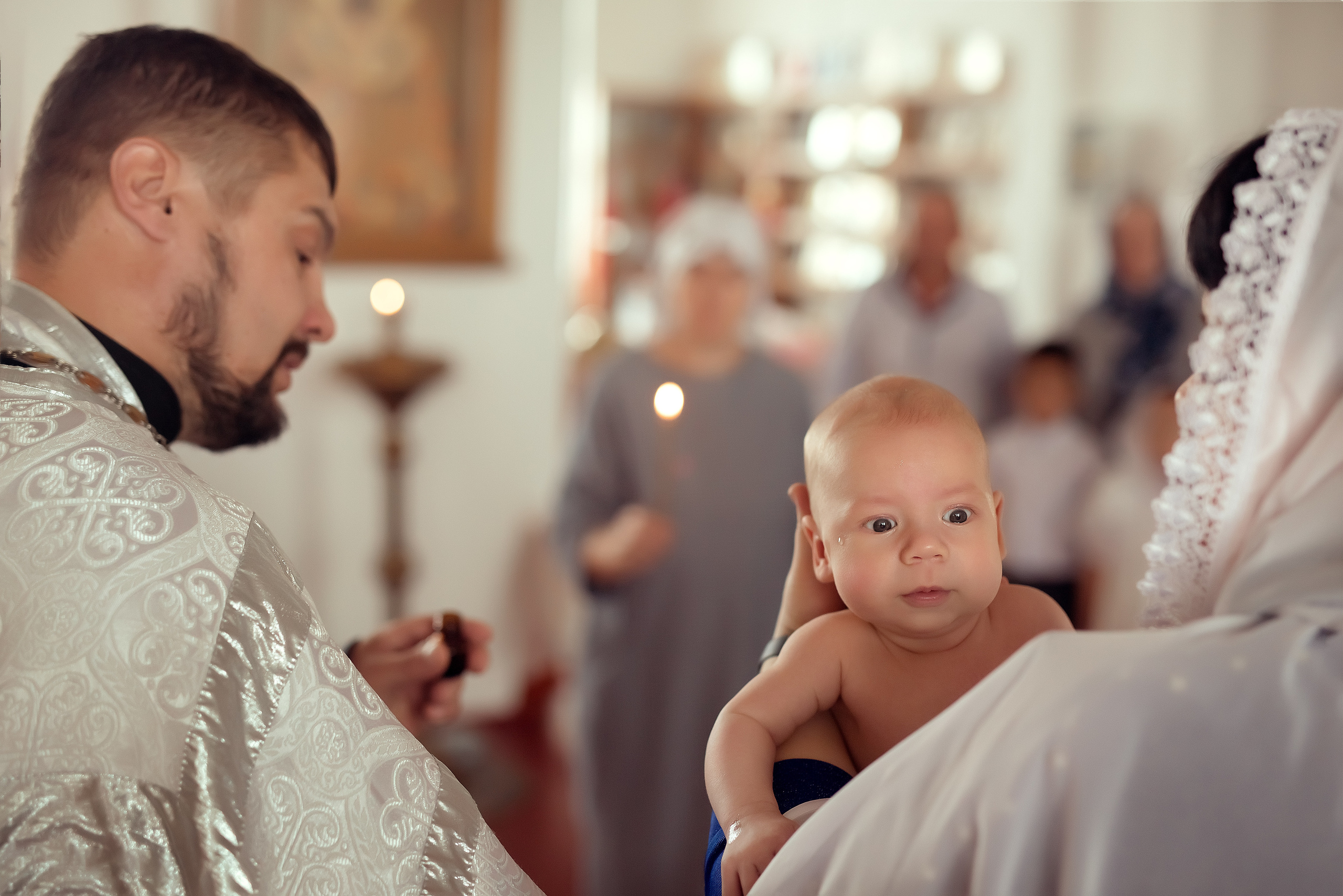 Крещение Степана город Бобров. Фотограф на крещение и венчание