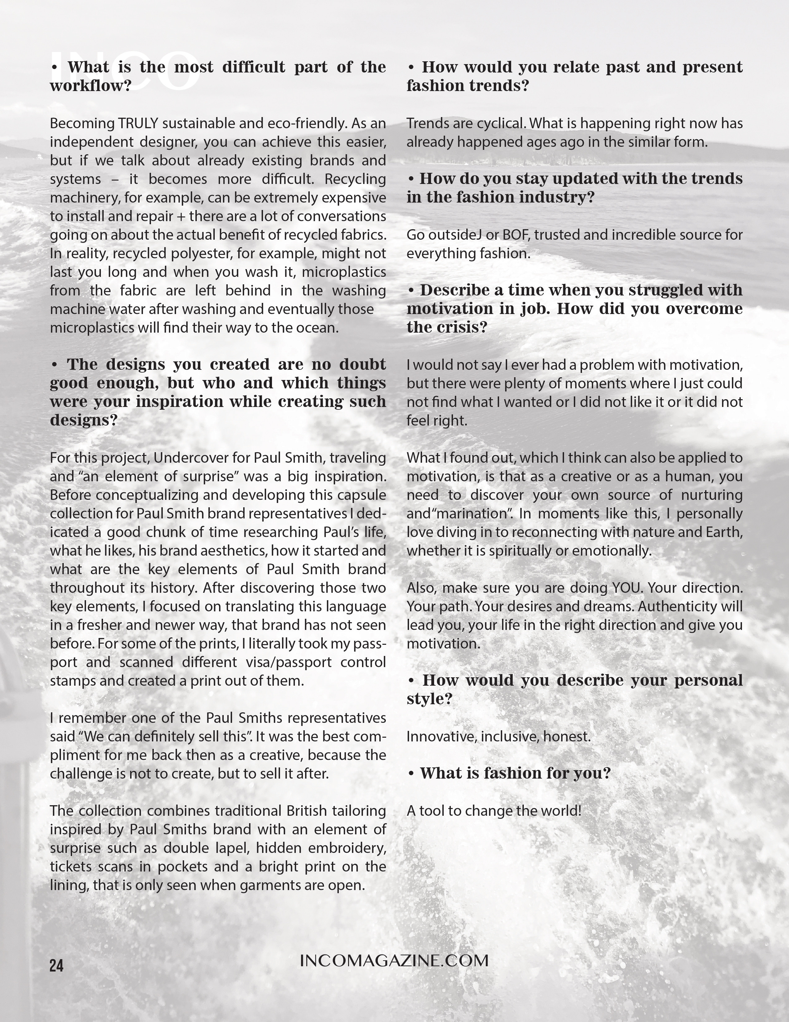 INCO MAGZINE. ФОТОГРАФ И РЕТУШЕР В МОСКВЕ ВИКТОРИЯ АКИМОВА