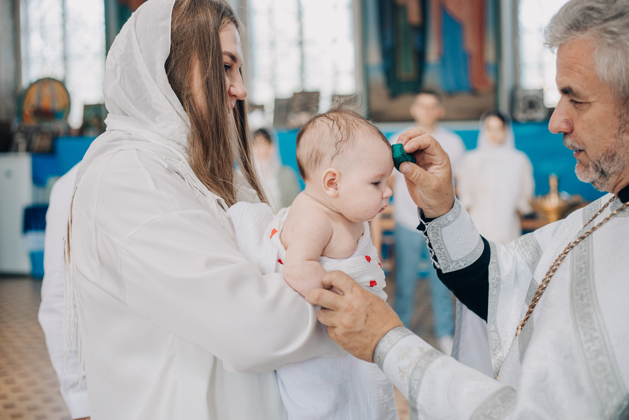 Фотосессия таинство крещения в Тихорецке. Свадебный и семейный фотограф в Краснодарском крае Мария Данилкина