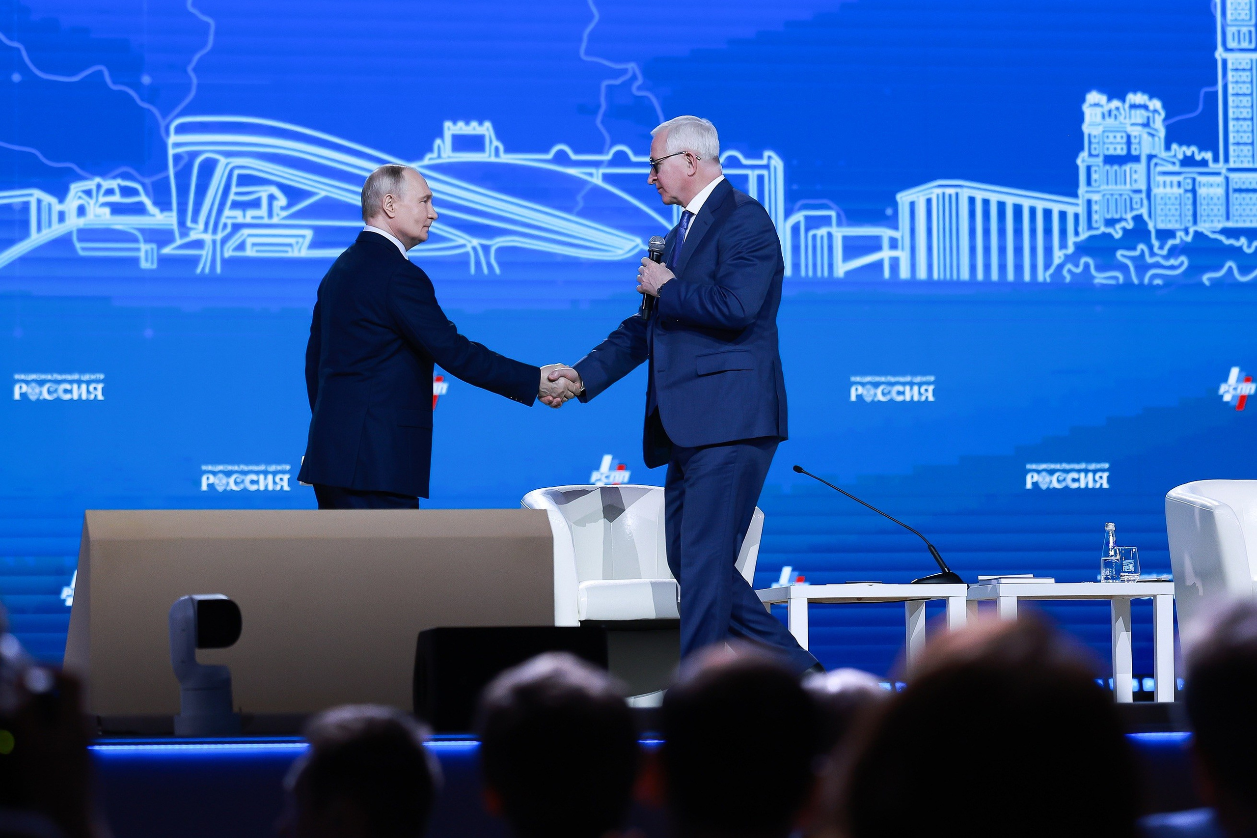 XXXV СЪЕЗД РОССИЙСКОГО СОЮЗА ПРОМЫШЛЕННИКОВ И ПРЕДПРИНИМАТЕЛЕЙ С УЧАСТИЕМ В.В. ПУТИНА. Моя фотография