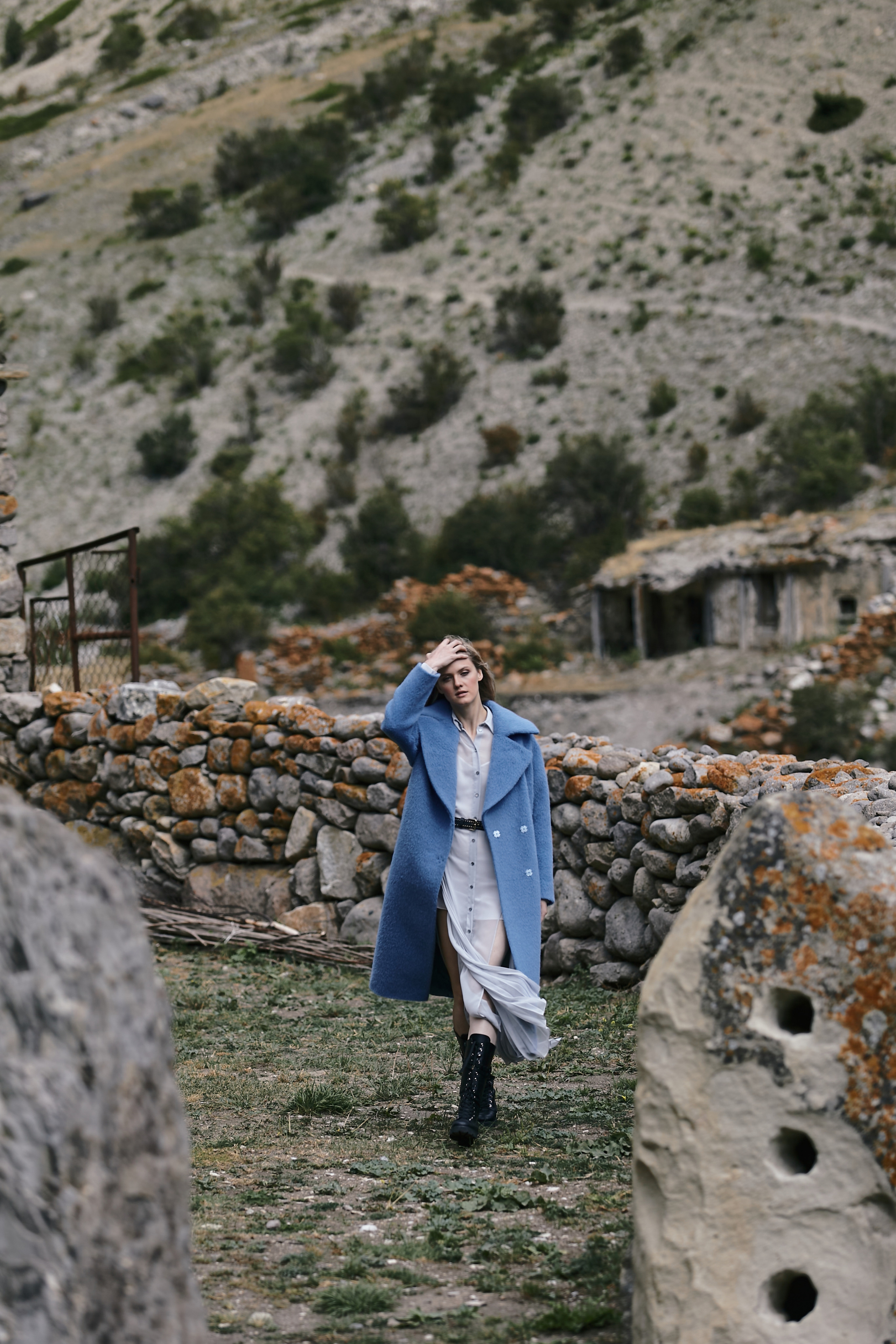 Съемка для бренда одежды. Фотограф Продюсер в горах КБР / Москва  Нальчик Горы