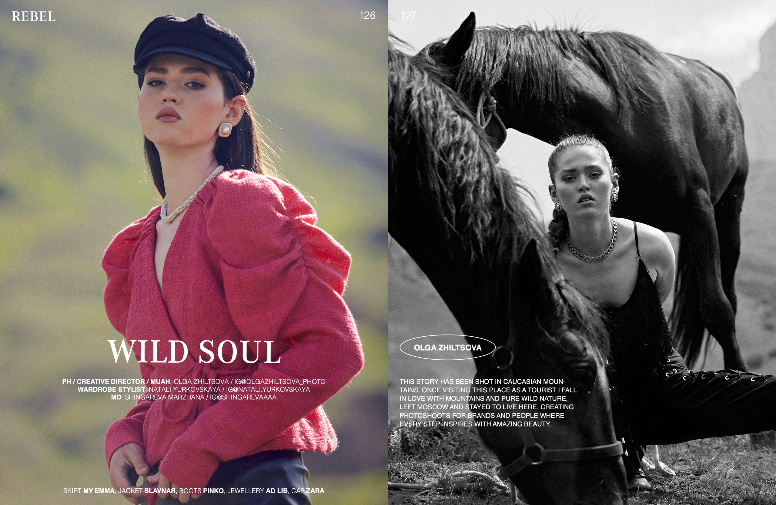 Rebel magazine. Фотограф Продюсер в горах КБР / Москва  Нальчик Горы