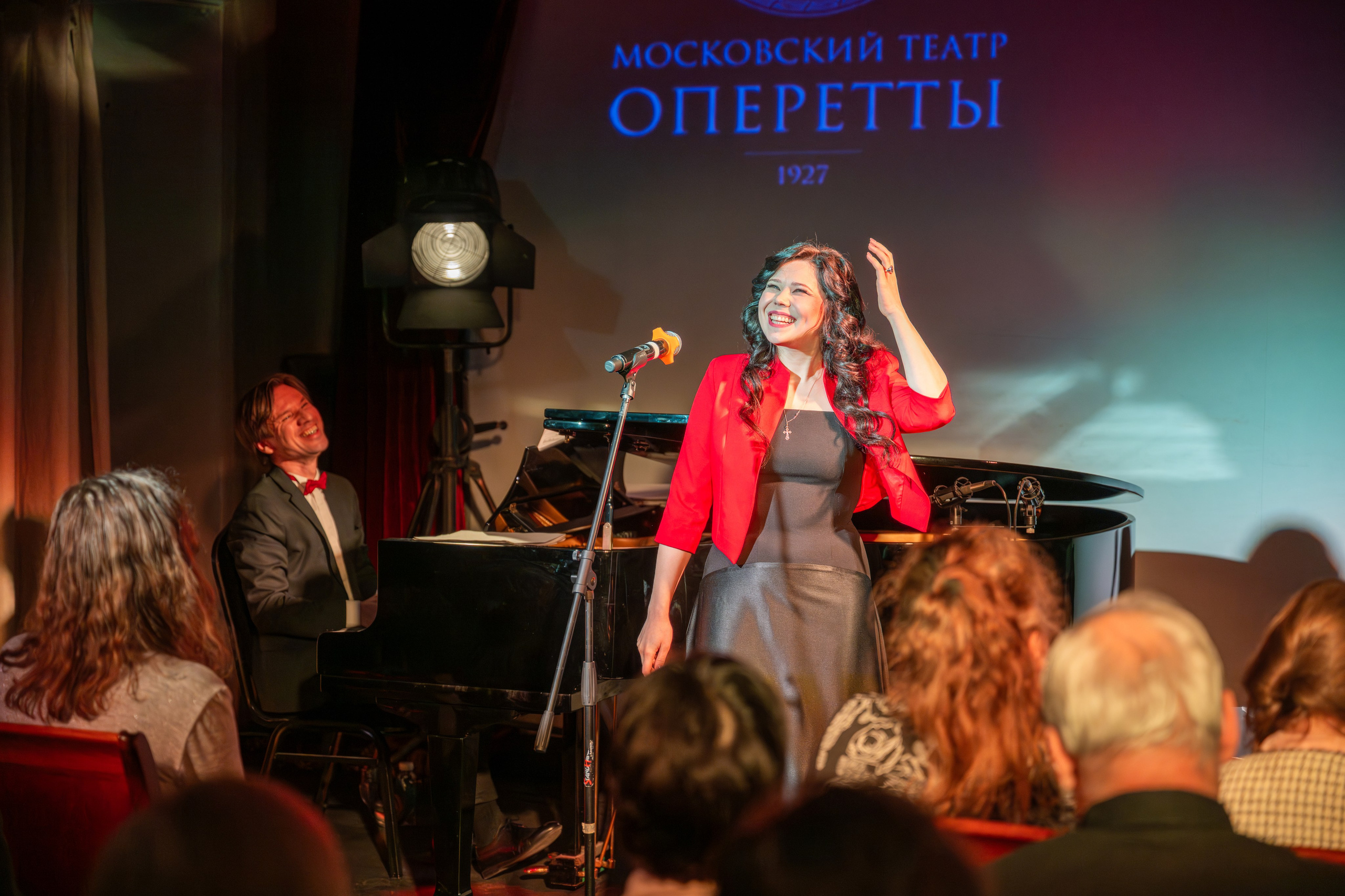 Творческий вечер Екатерины Кузнецовой в камерном пространстве Московского театра оперетты. 2026. Фотограф Анна Мельникова | Москва