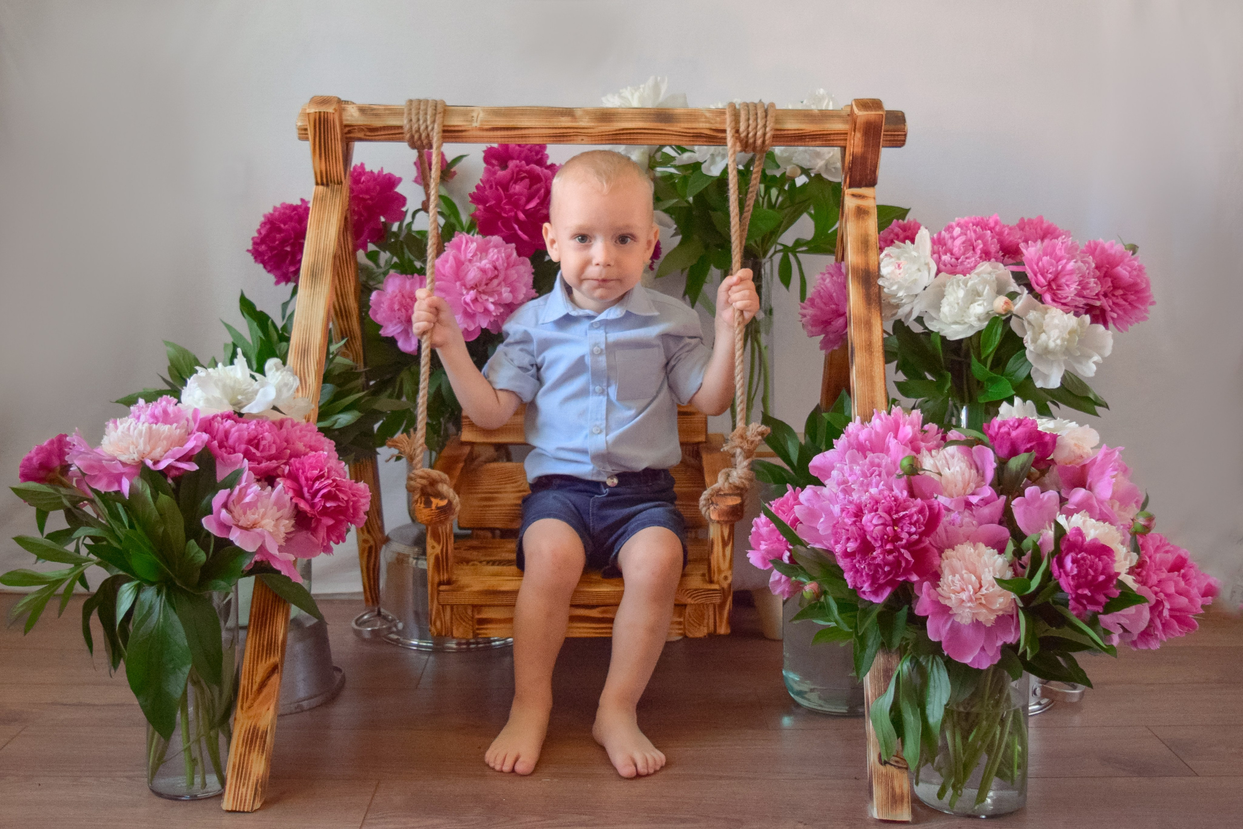 Полина и Даня пионы. Семейный и детский фотограф в Михайловке Татьяна Лестьева