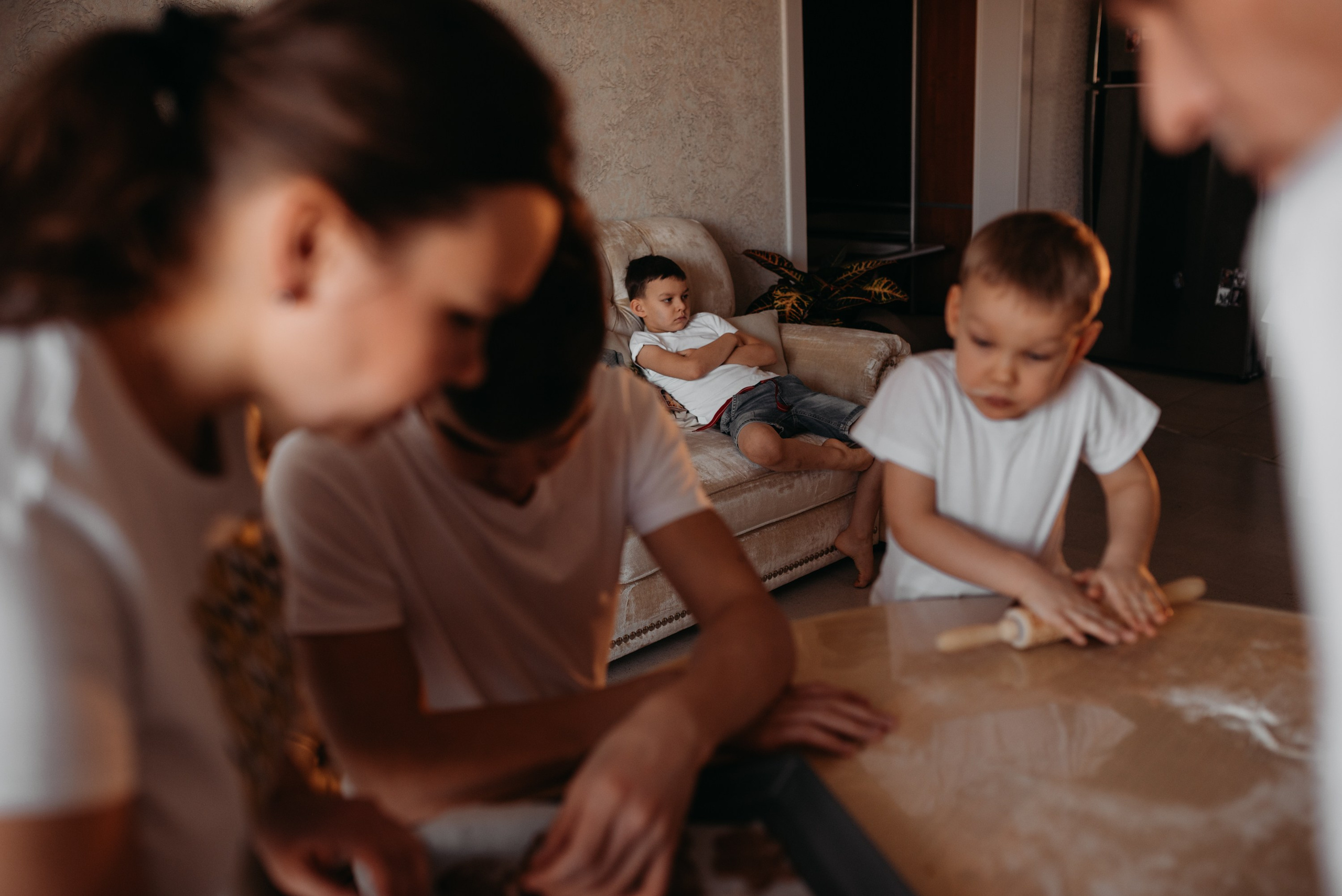 Юлия, Алексей, Тихон, Трофим и Потап. Семейный и детский фотограф в Новосибирске и Краснообске — Анна Ким
