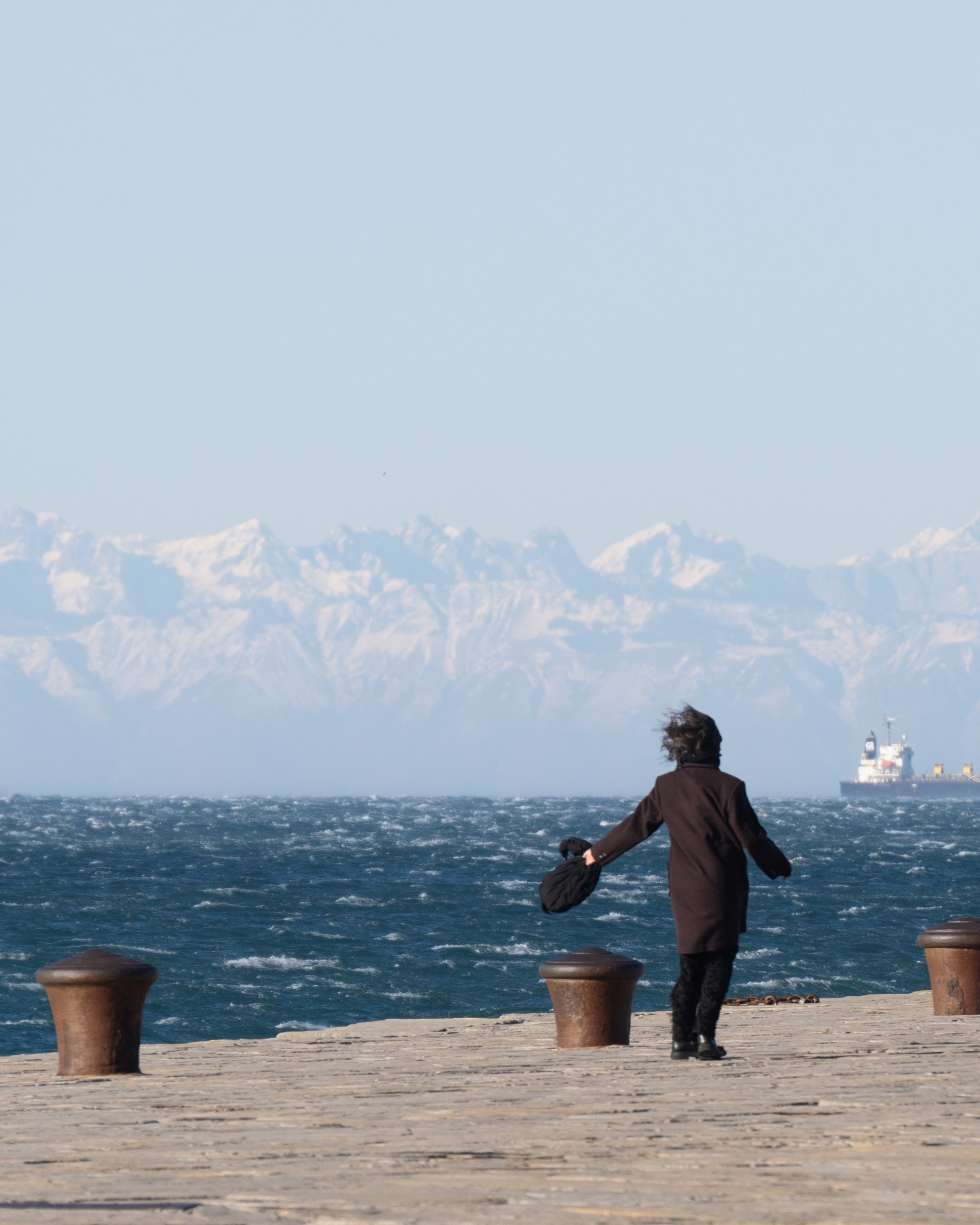 Street photo Trieste molo Audace Italia 