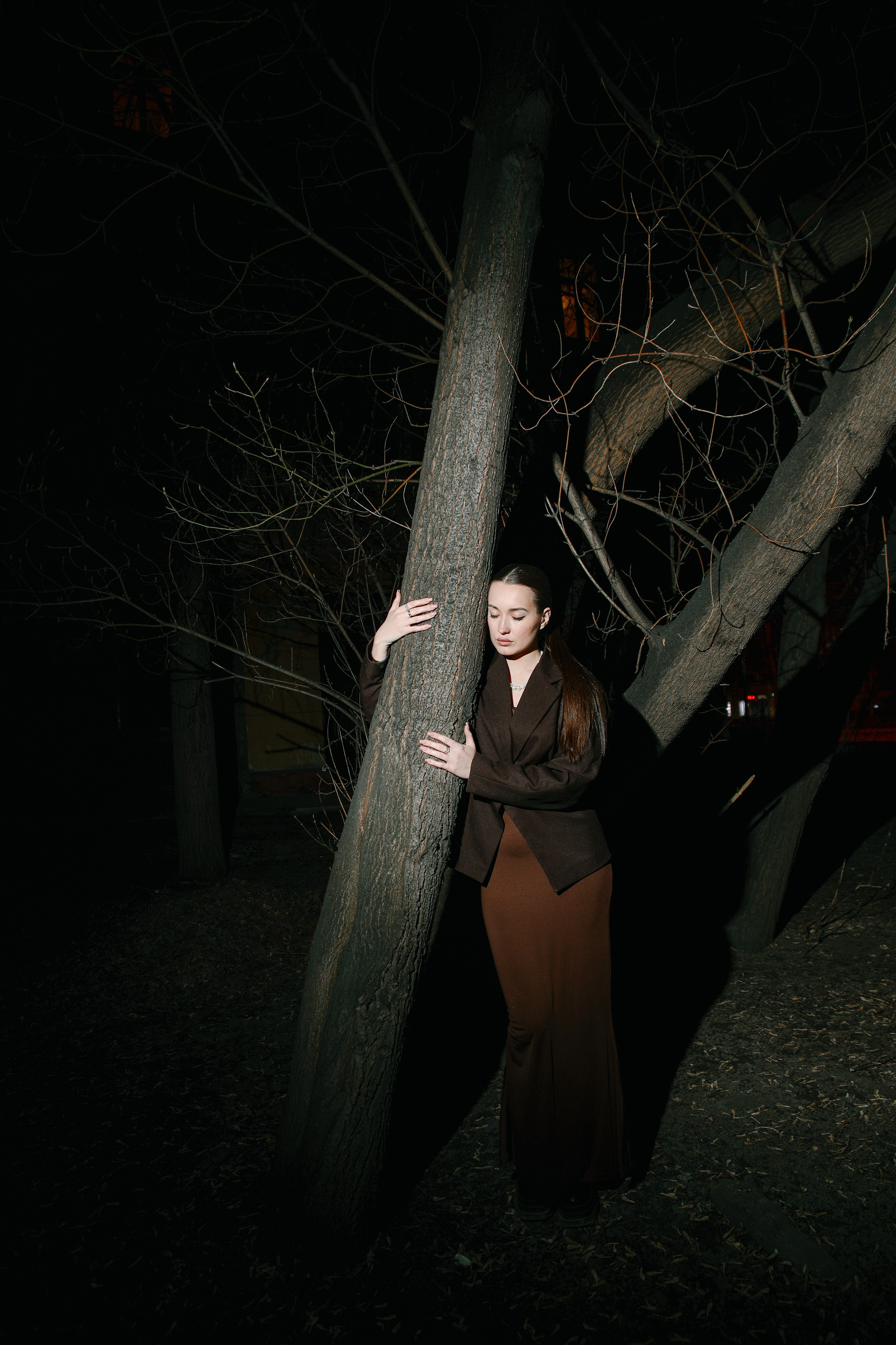 Ночная прогулки. Индивидуальный фотограф Новосибирск Настя