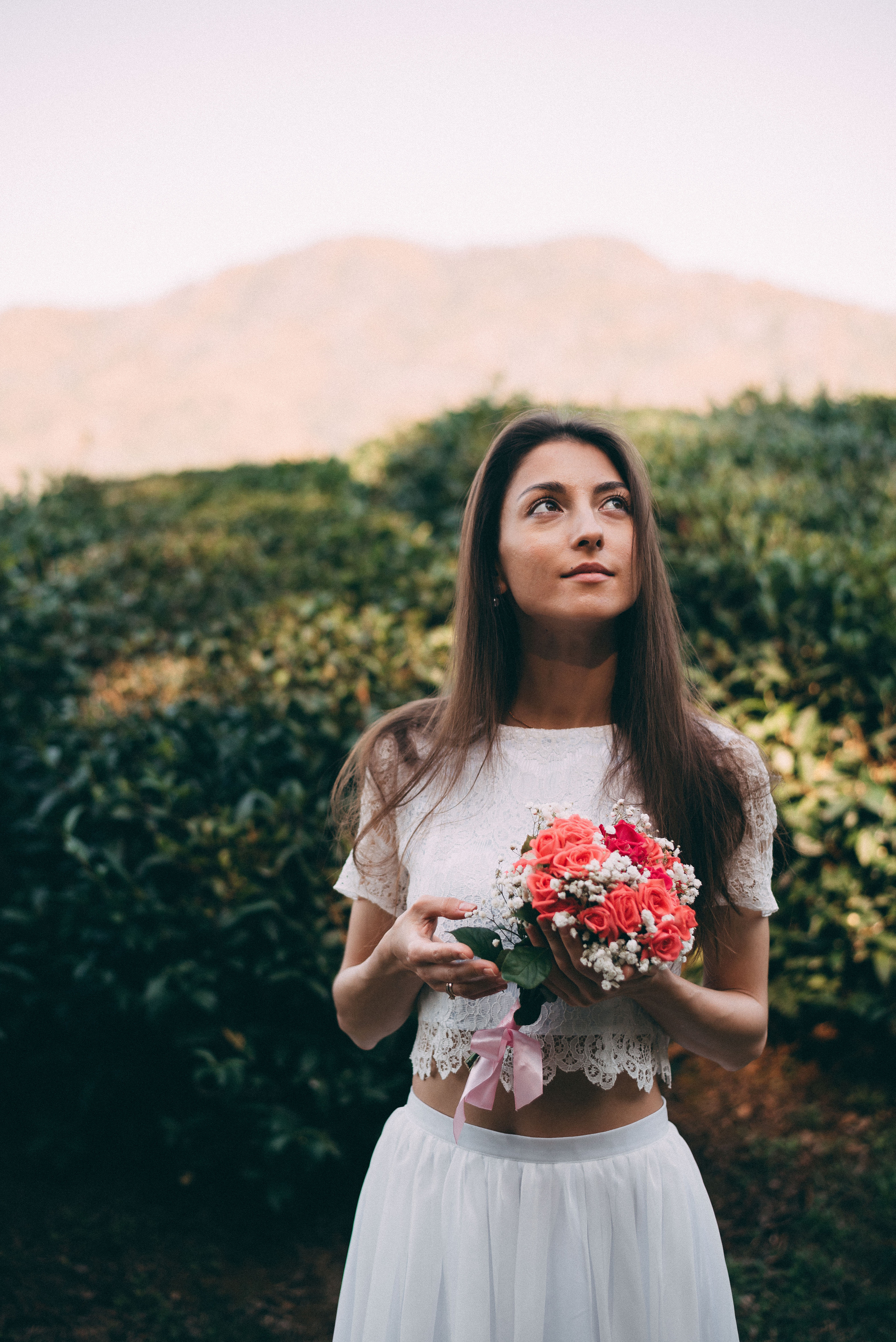 Фотосессия лавстори на чайных плантациях. Фотограф в Сочи — Маргарита Поганова