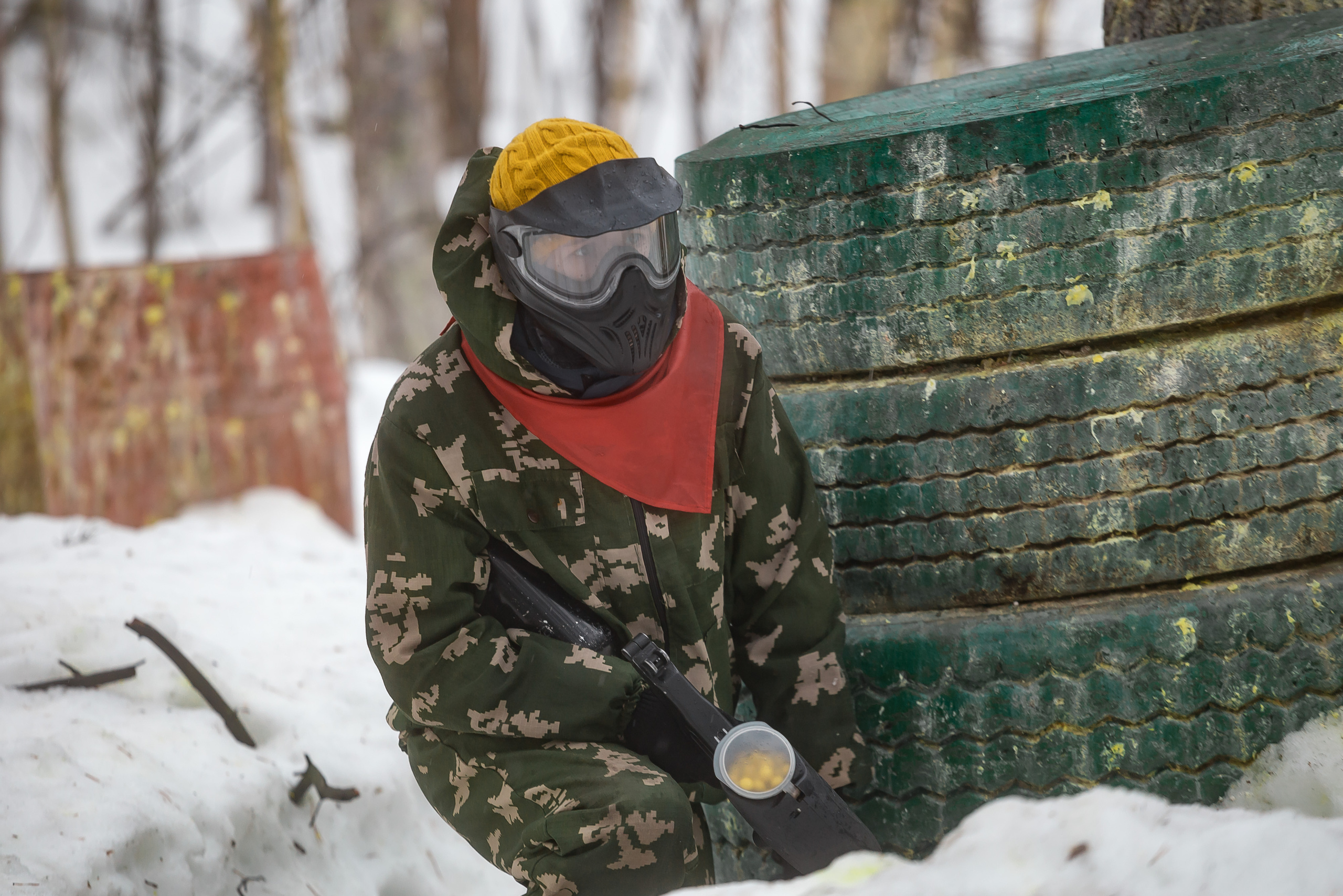 Пейнтбол в Партизан НН. Фотографиня Мария Дикова