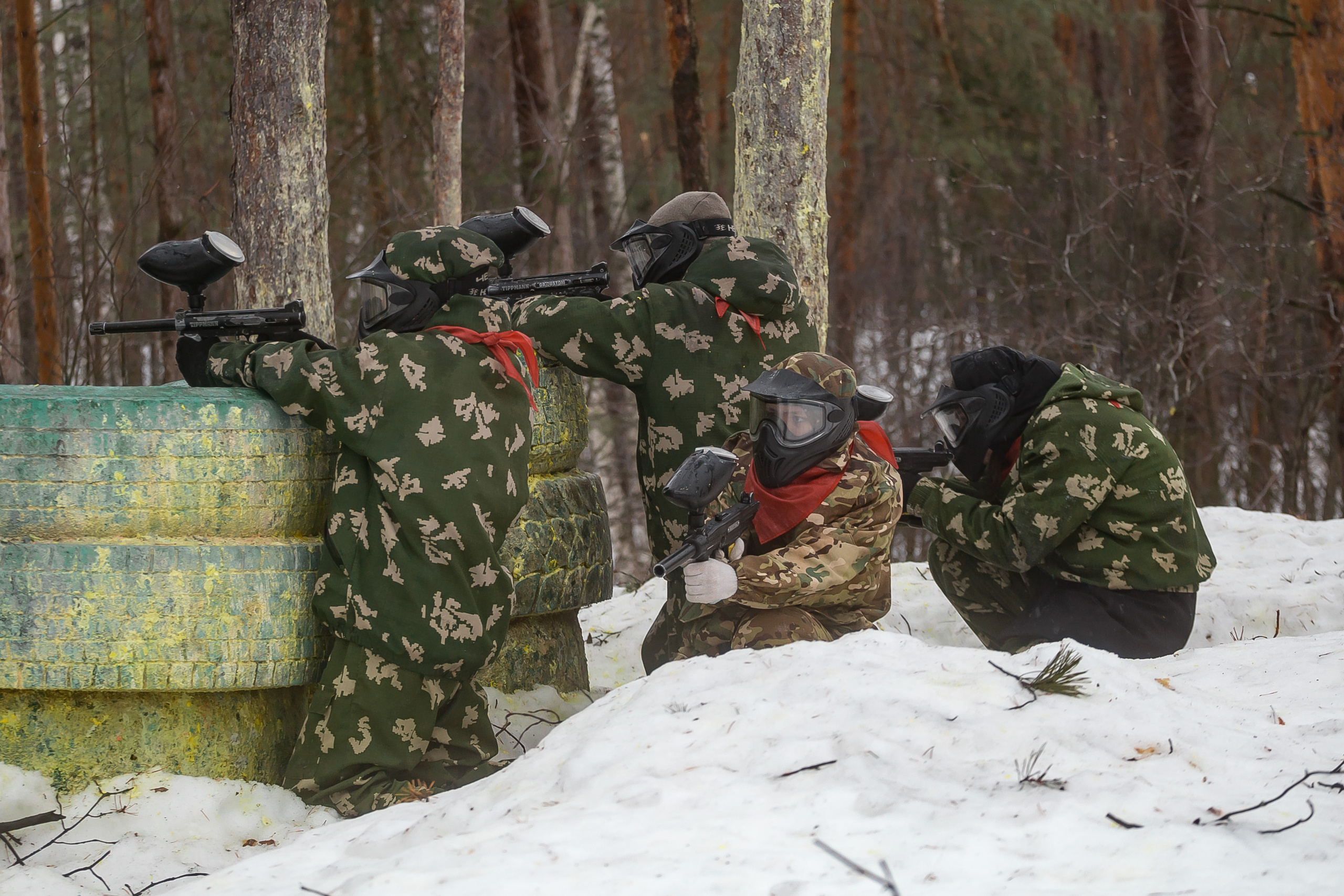 Пейнтбол в Партизан НН. Фотографиня Мария Дикова