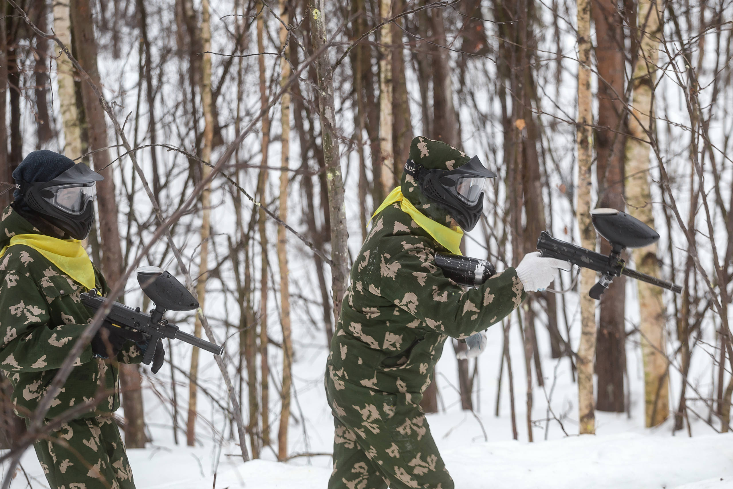 Пейнтбол в Партизан НН. Фотографиня Мария Дикова