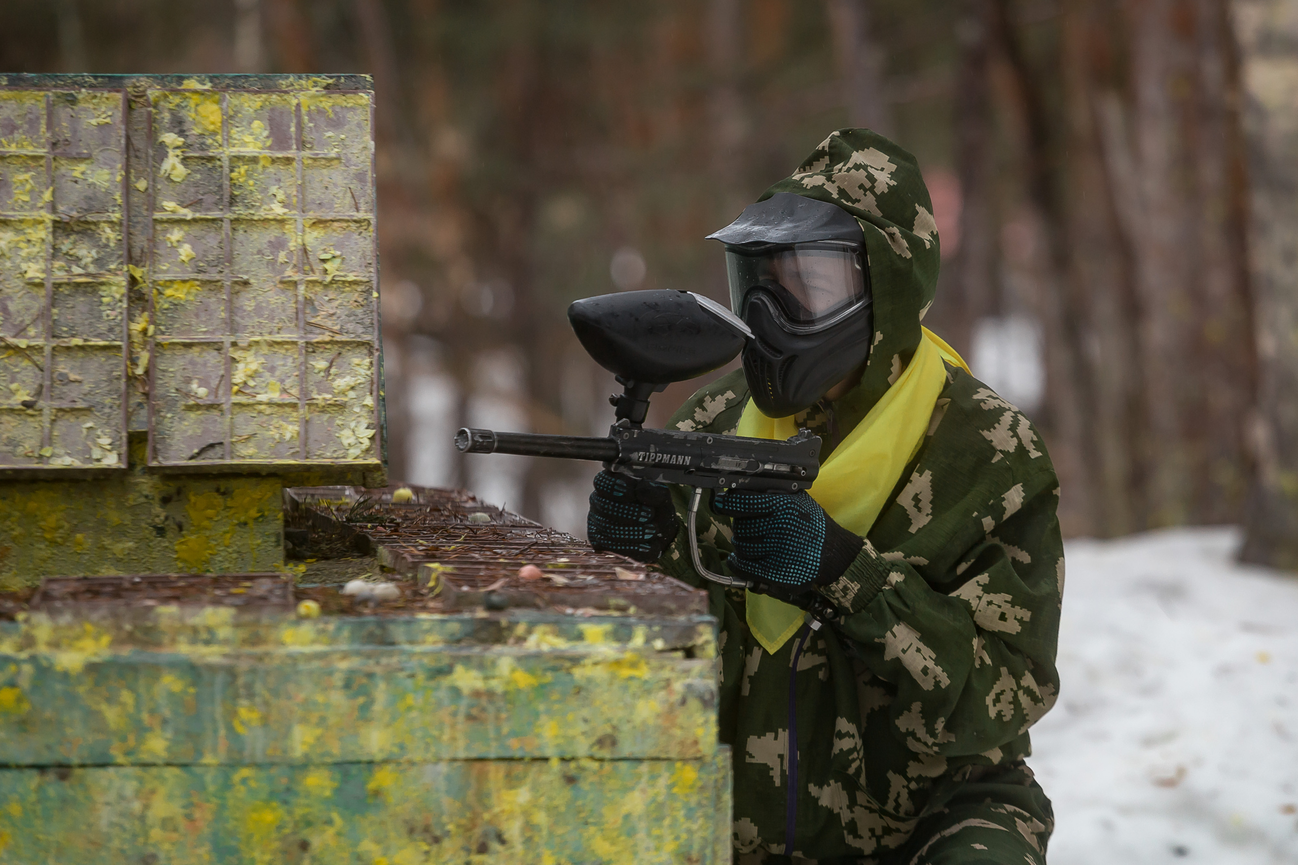 Пейнтбол в Партизан НН. Фотографиня Мария Дикова