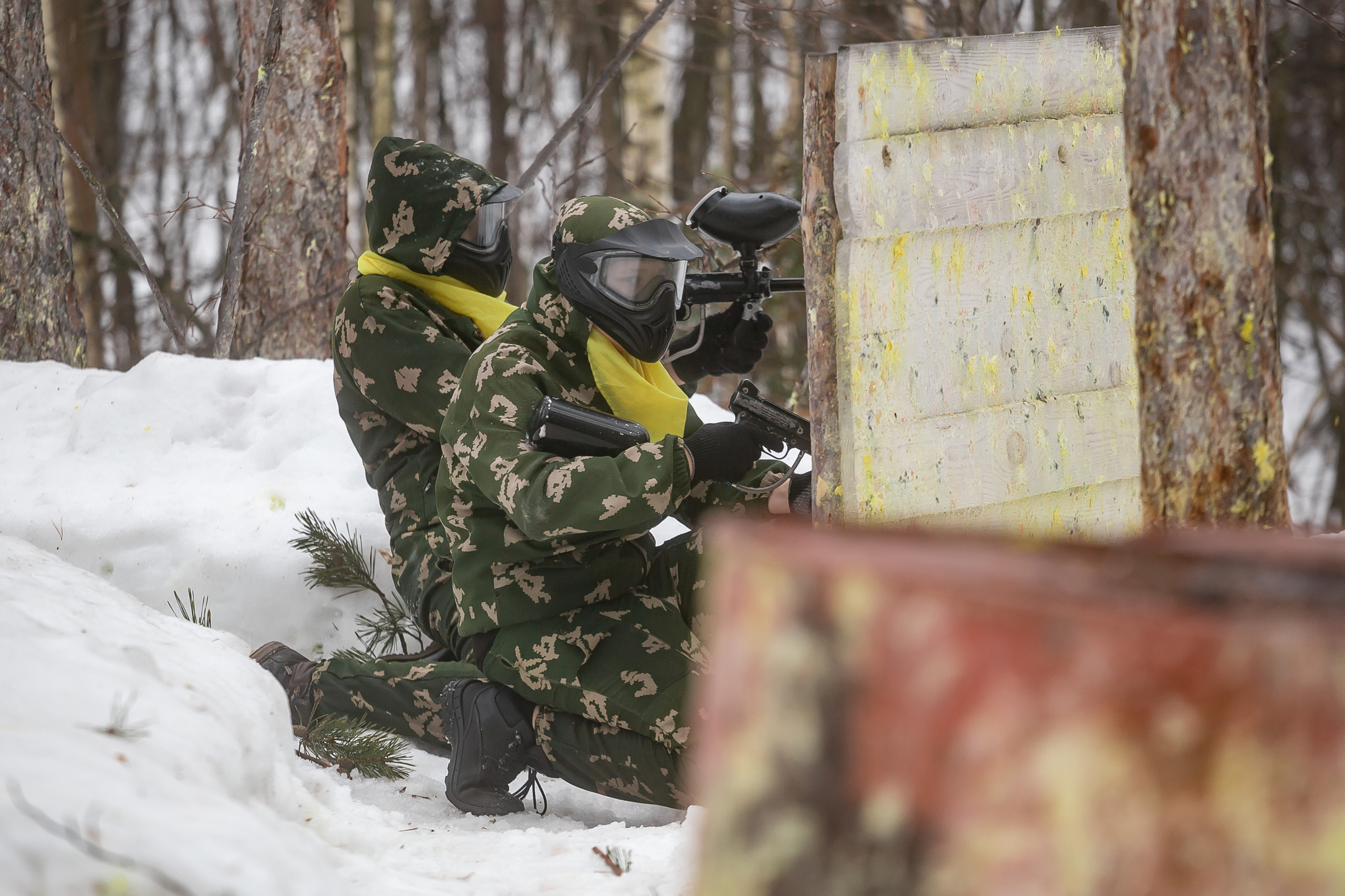 Пейнтбол в Партизан НН. Фотографиня Мария Дикова