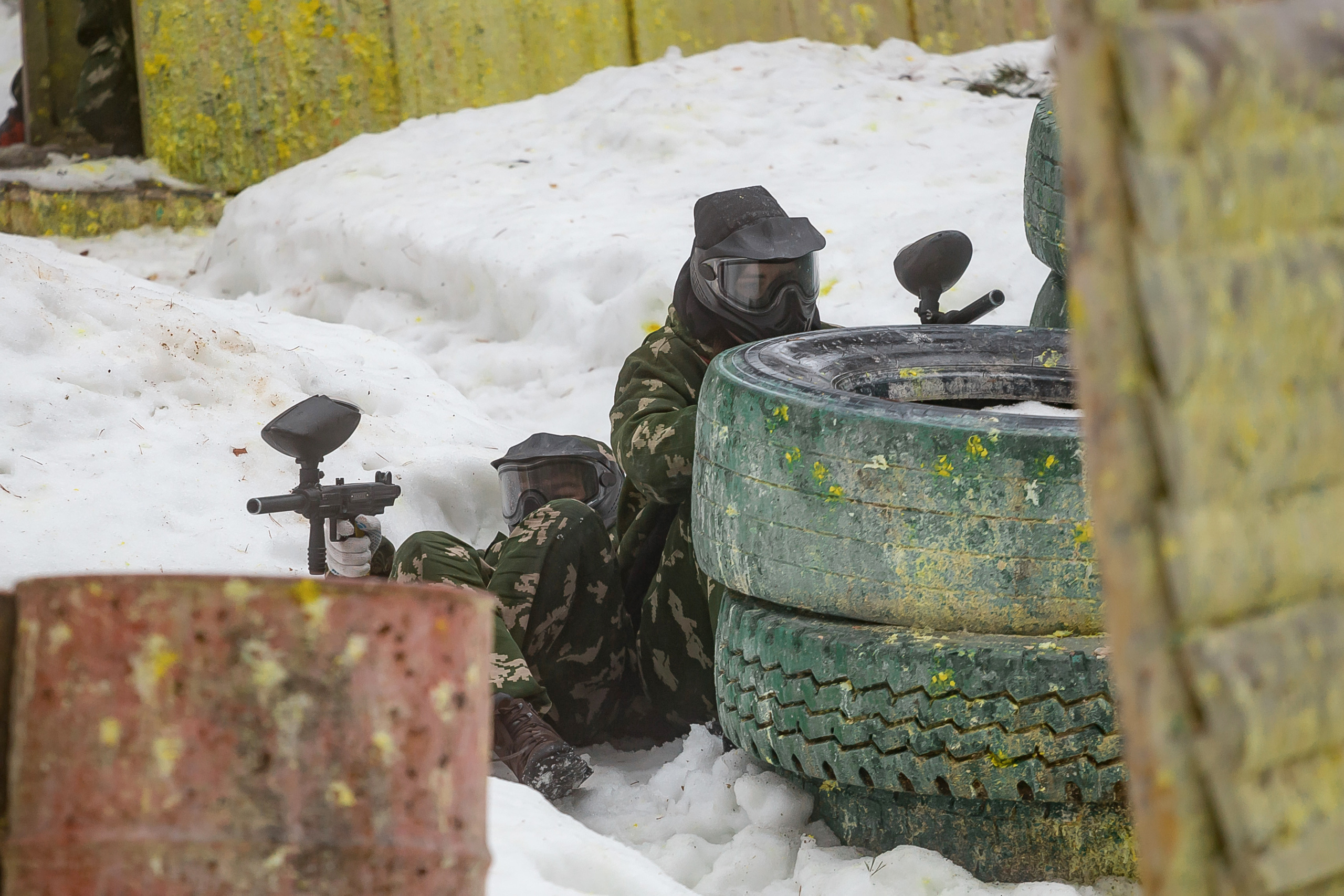 Пейнтбол в Партизан НН. Фотографиня Мария Дикова