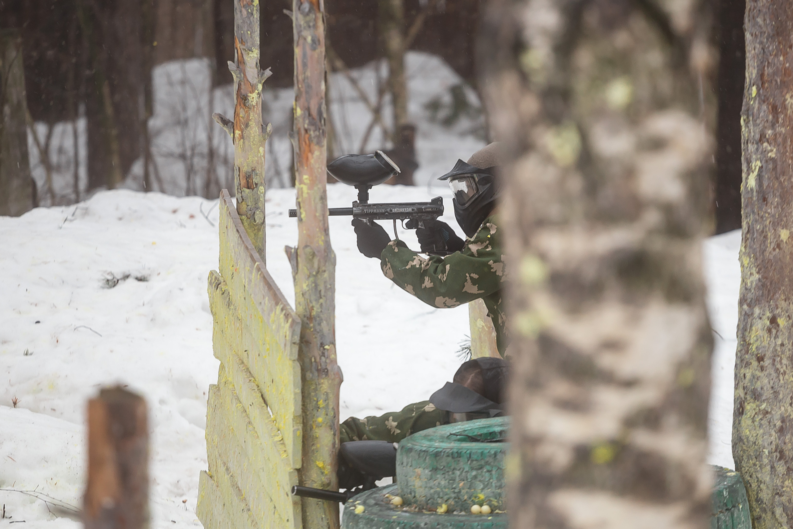 Пейнтбол в Партизан НН. Фотографиня Мария Дикова