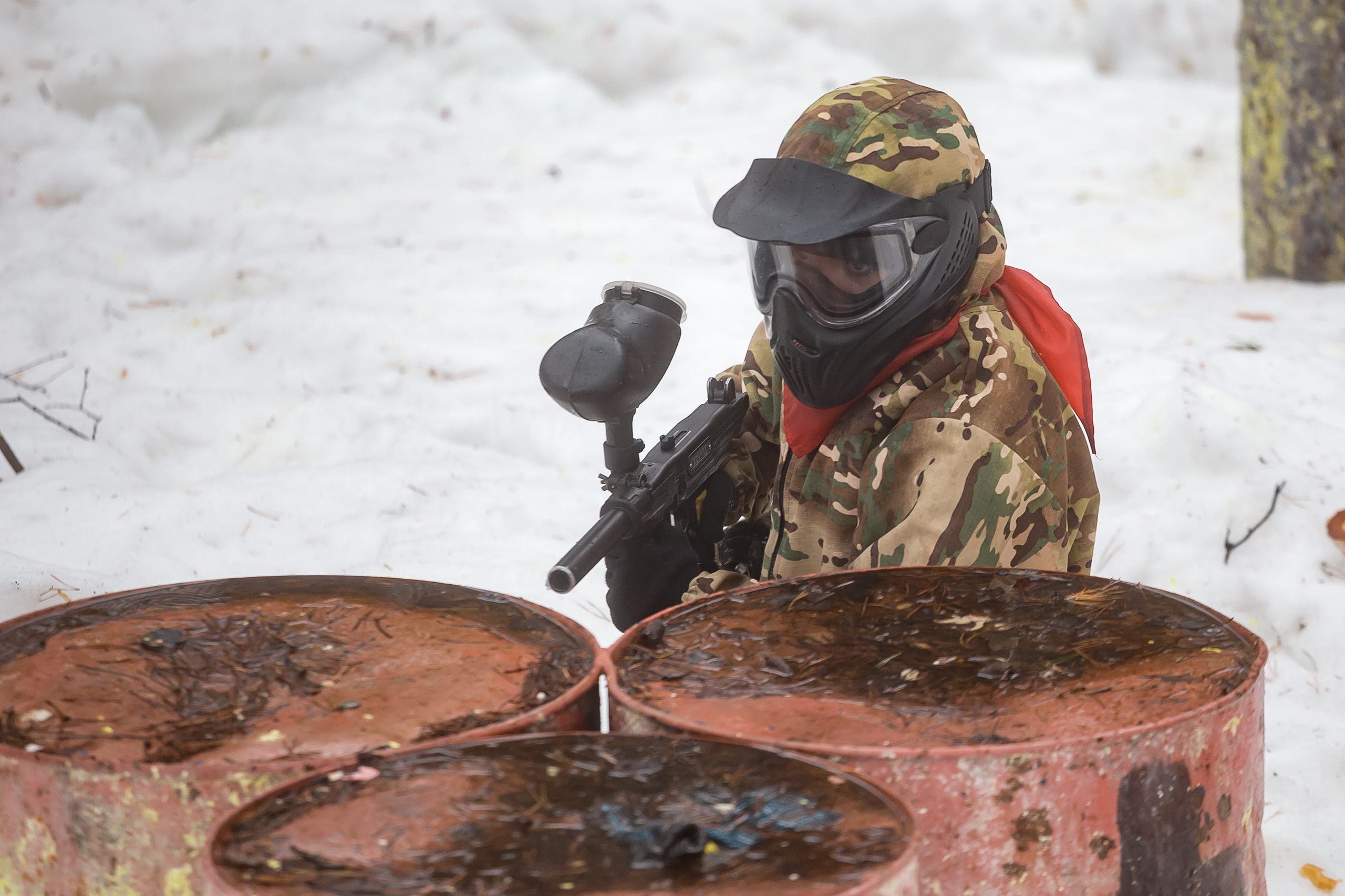 Пейнтбол в Партизан НН. Фотографиня Мария Дикова